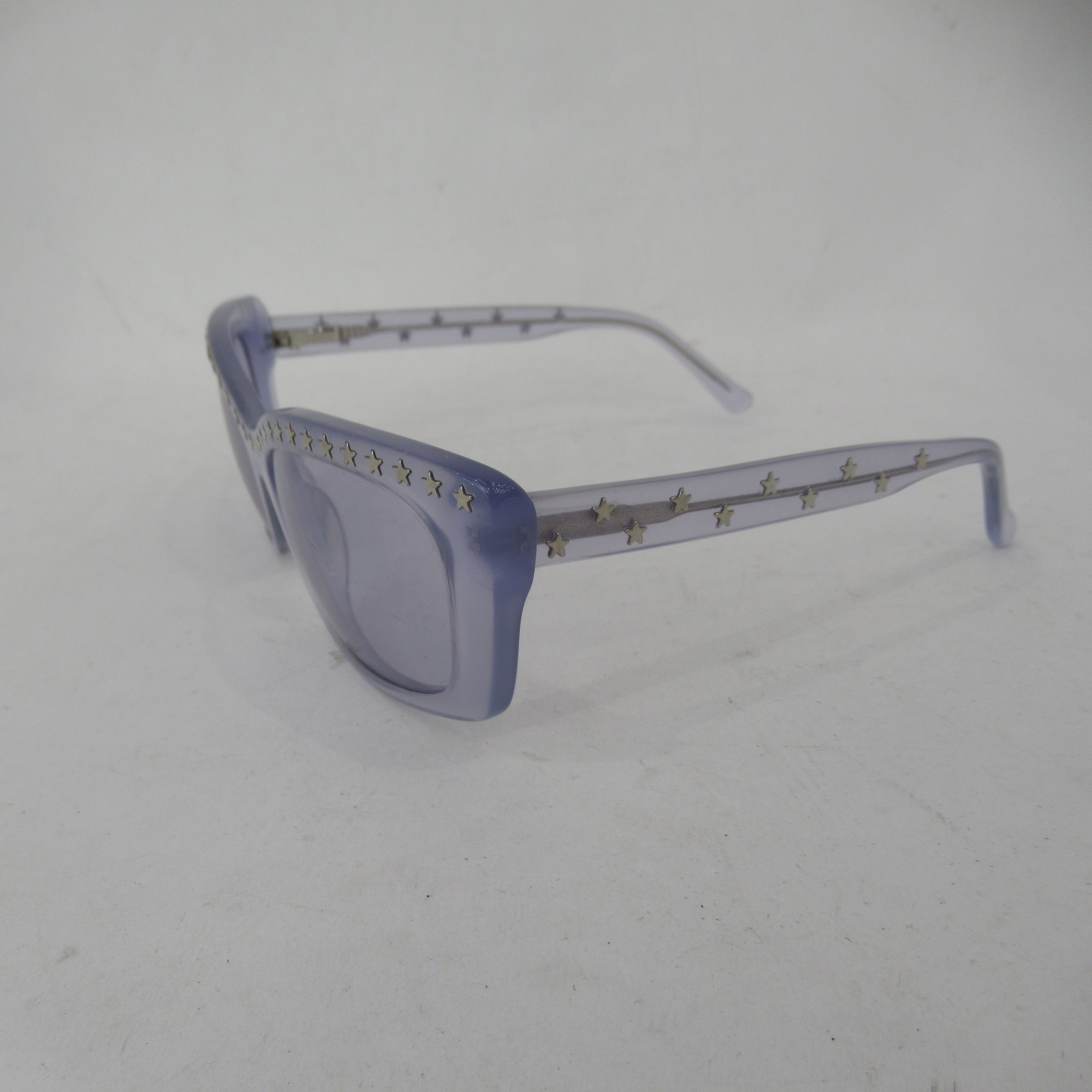 side image for Linda Farrow Gallery Sunglasses Plastic Frame Lilac Tint Womenswear | Preloved