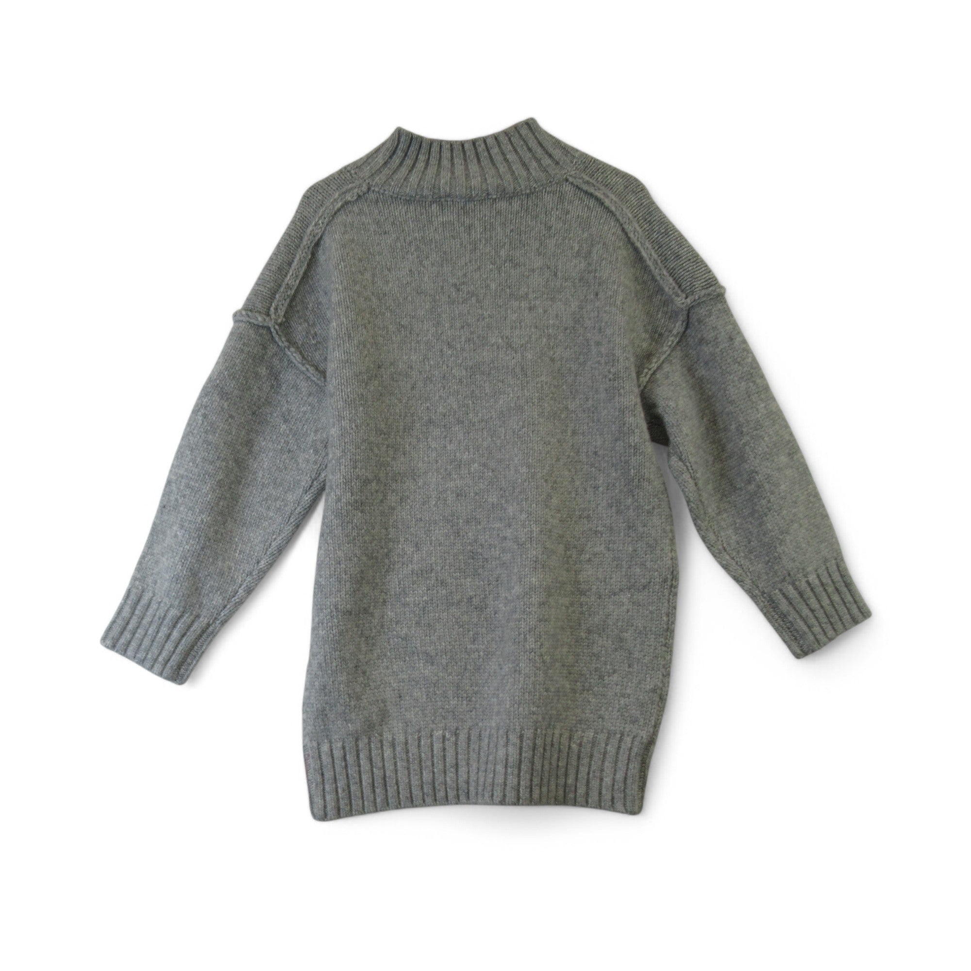 back image Topshop Knit Jumper 8-10 Grey Womenswear | Preloved 