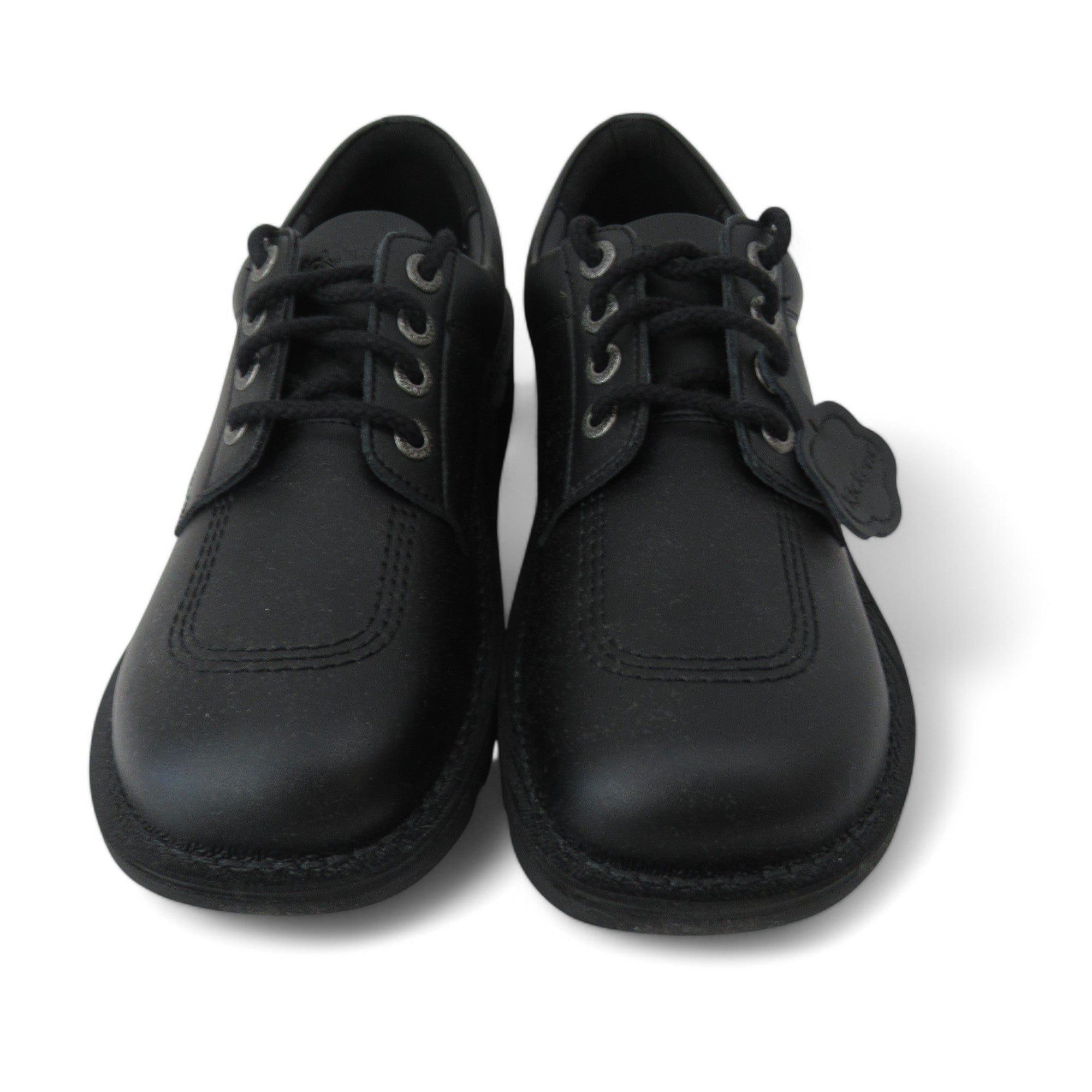 front image Kickers Leather Shoes UK 10 Black Menswear | Preloved