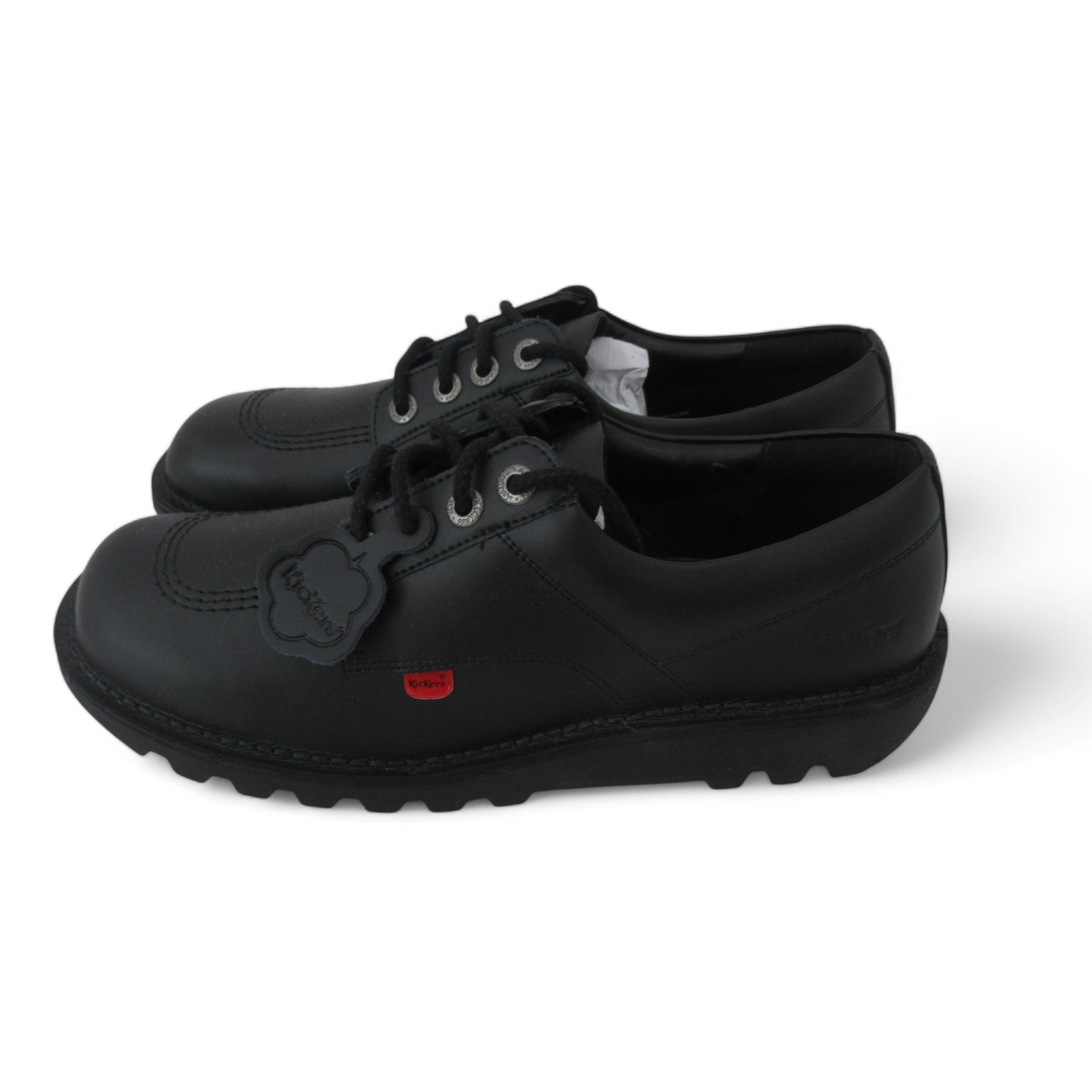 side image Kickers Leather Shoes UK 10 Black Menswear | Preloved