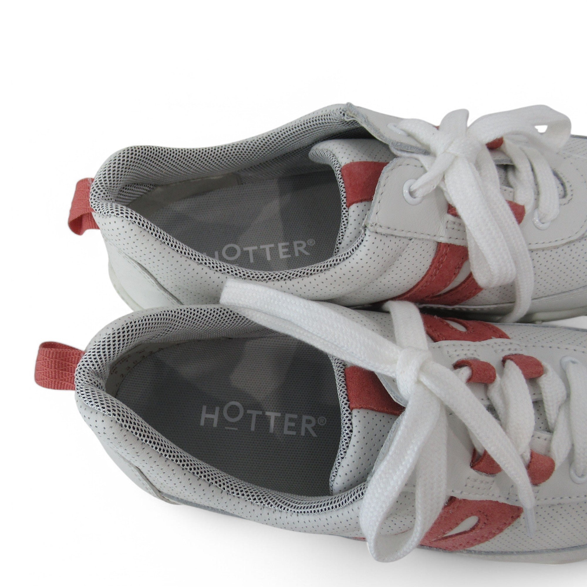 inner image Hotter Trainer UK 5 White Pink Leather Womenswear | Preloved