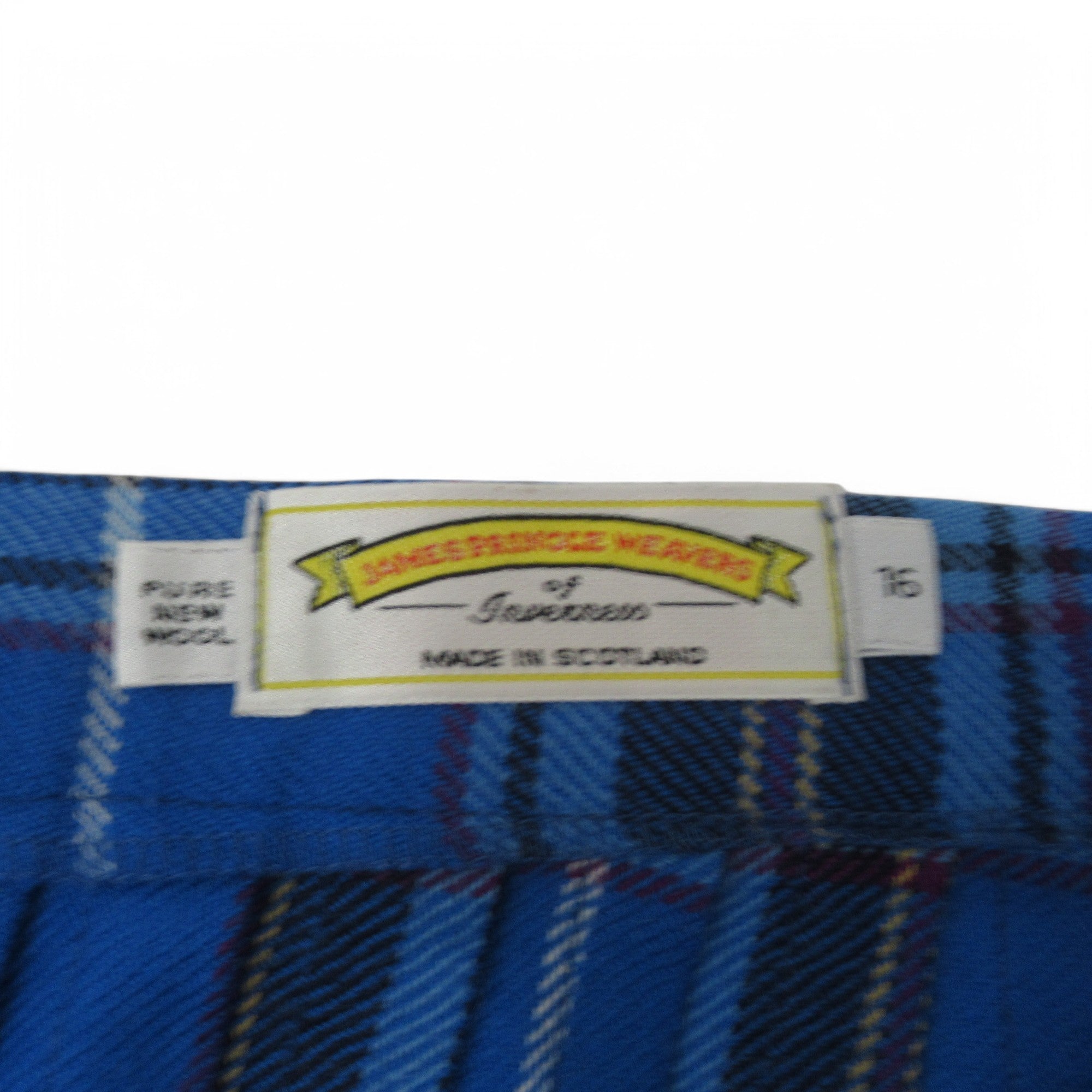 label image James Pringle Weavers Tartan Kilt W34" Blue Womenswear | Preloved