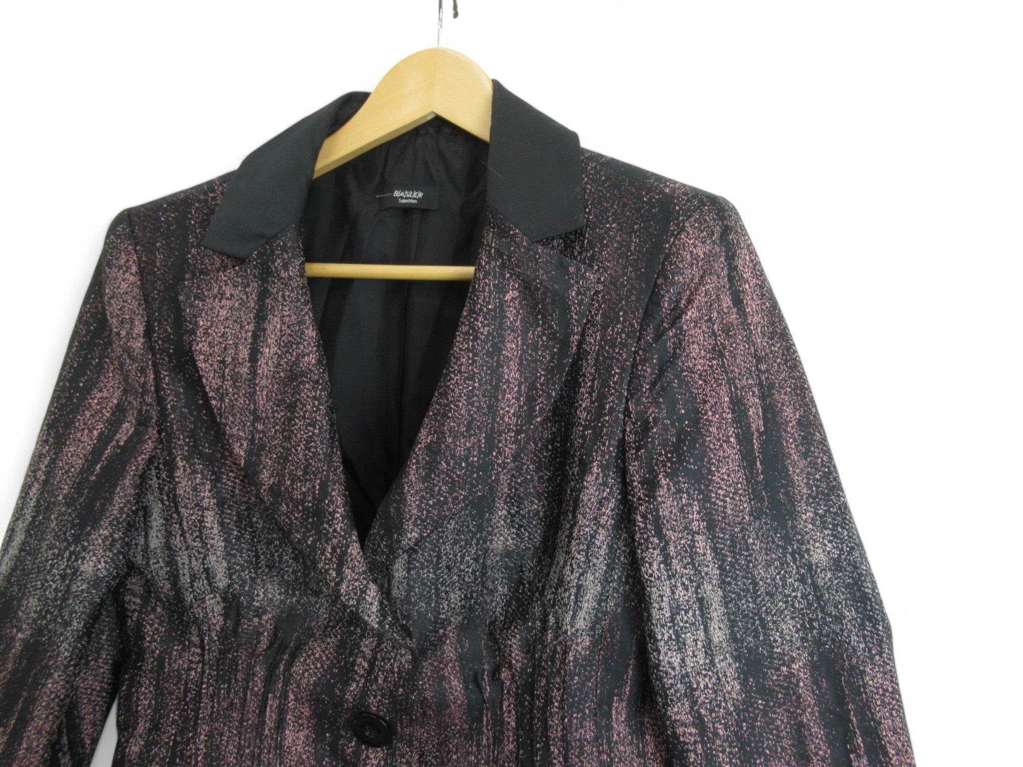 Top mage for Basler UK 12 Black Pink Blazer Jacket Womenswear | Preloved