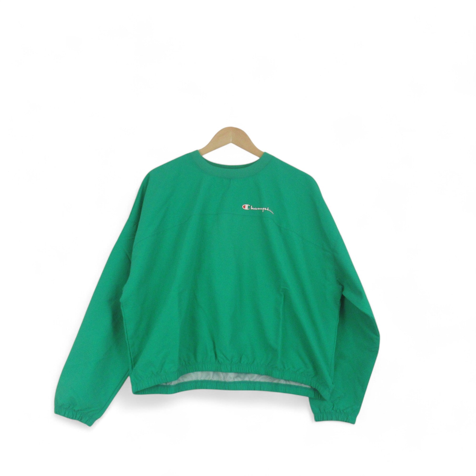 Champion Medium Green Oversized Sweatshirt Top Womenswear Preloved