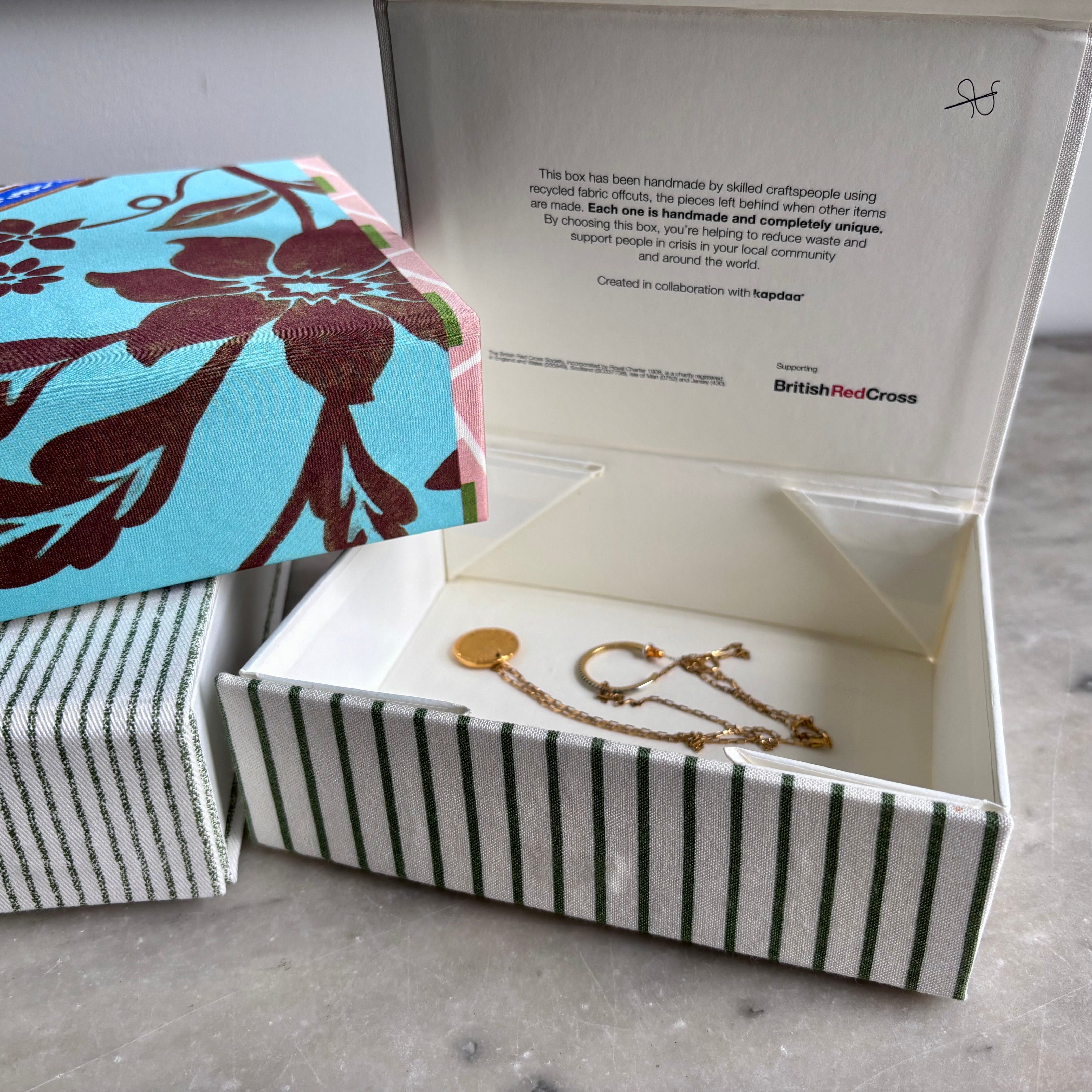 A6 collapsible box | Redcross Stitched and Kapdaa