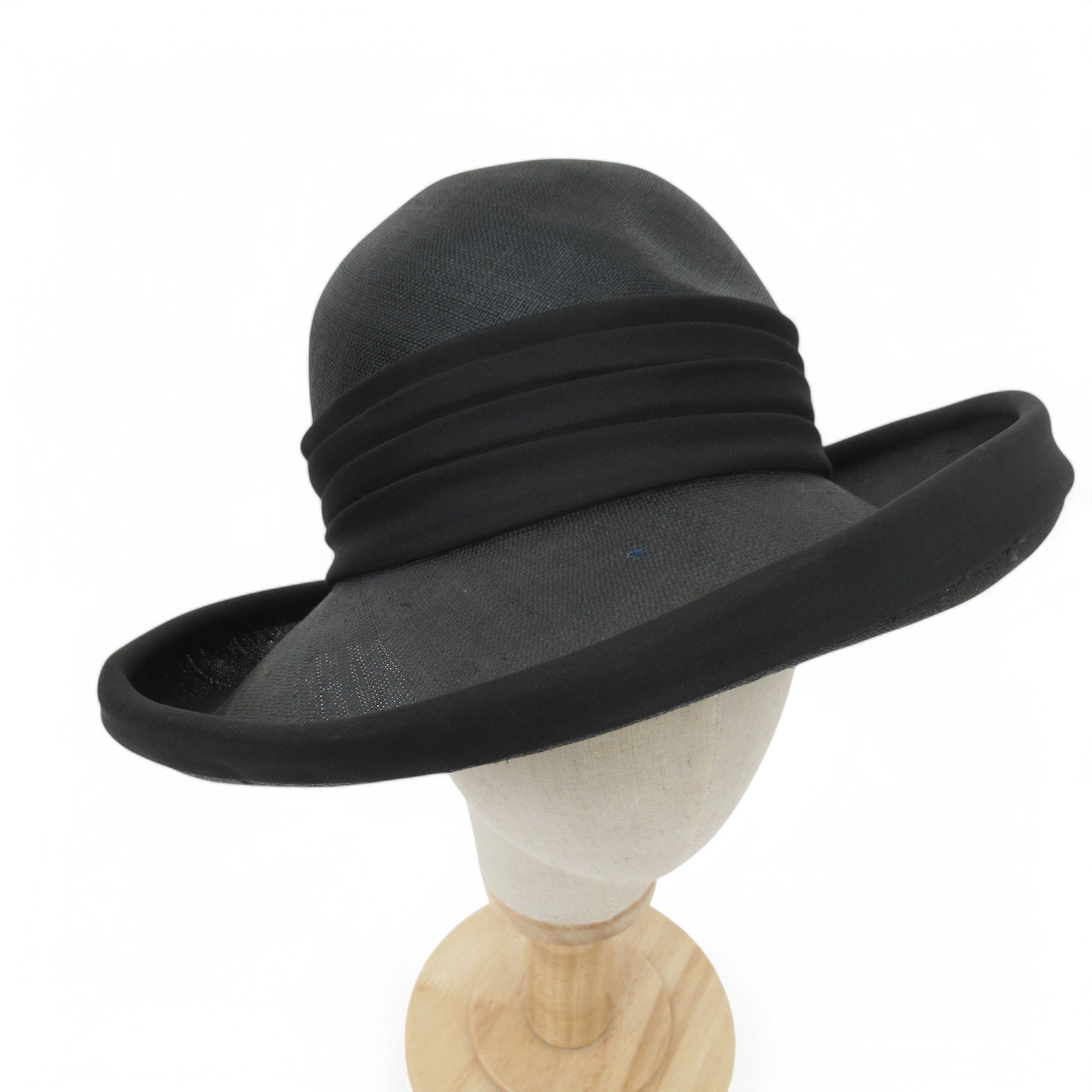 side image for Bermona Mother Of Bride Vintage Hat Black Womenswear | Pre-loved