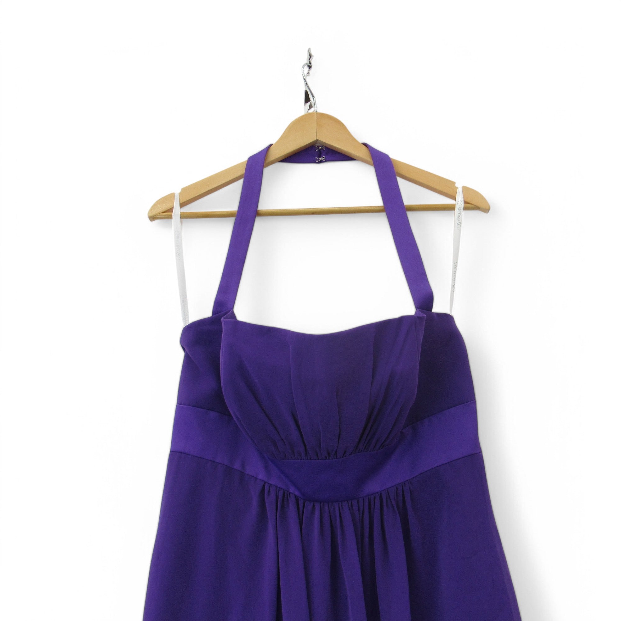 top image for Christina Wu Bridesmaid Dress Purple UK 12 Womenswear | Pre-loved