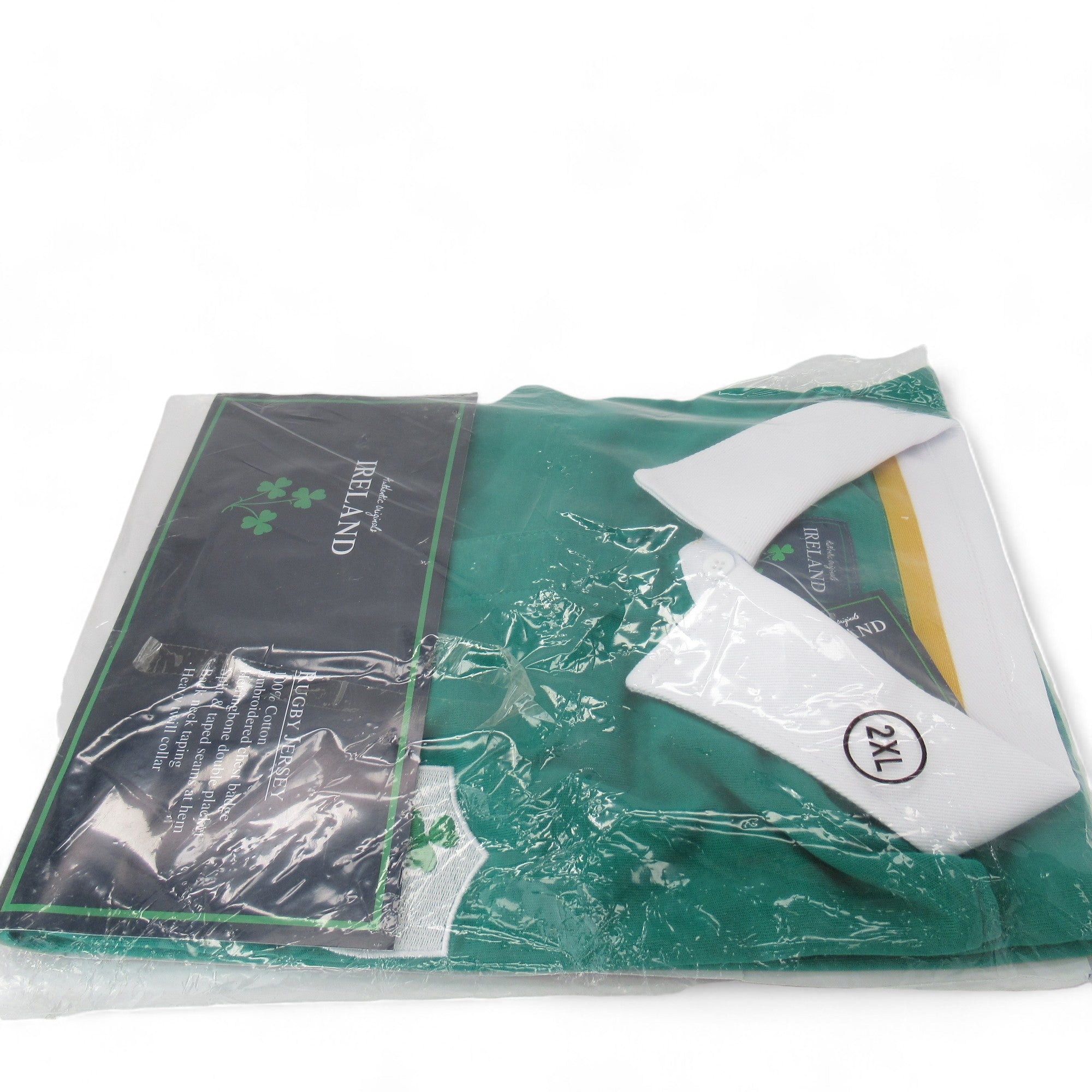 Side image for Ireland Rugby Top 2XL Green Shirt Menswear | Preloved