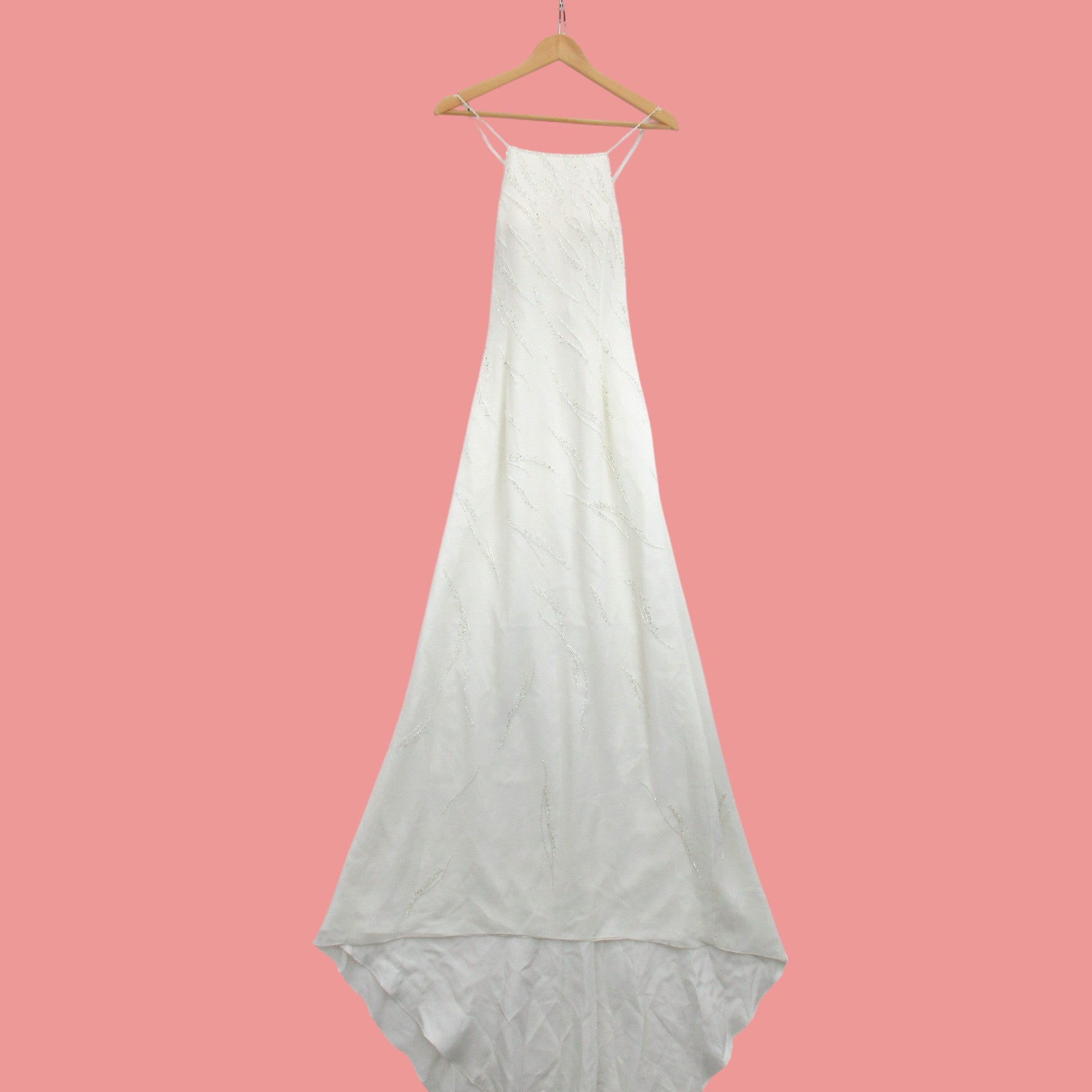 front image for Cabotine Wedding Dress Ivory Small Strappy Womenswear | Pre-loved