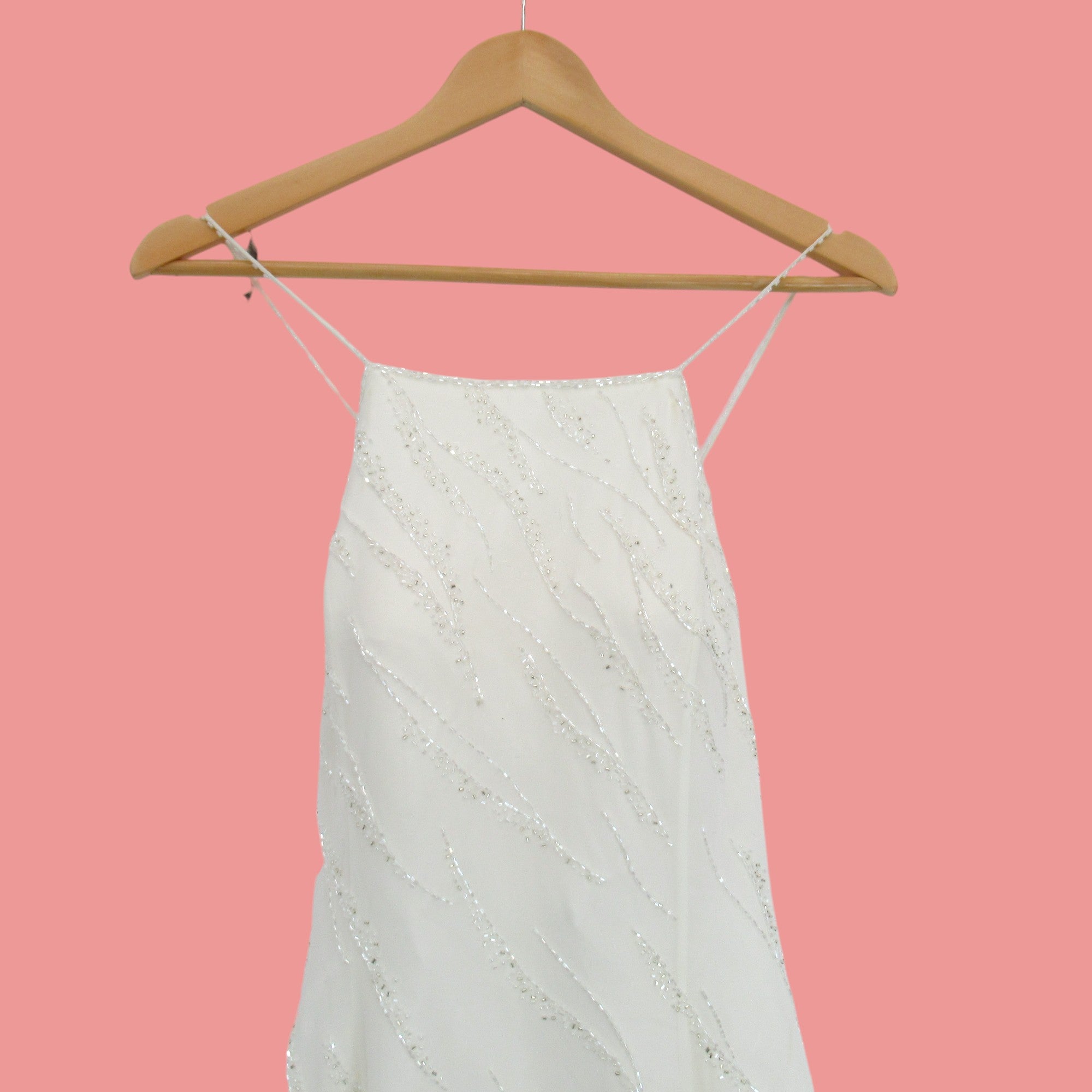 top image for Cabotine Wedding Dress Ivory Small Strappy Womenswear | Pre-loved