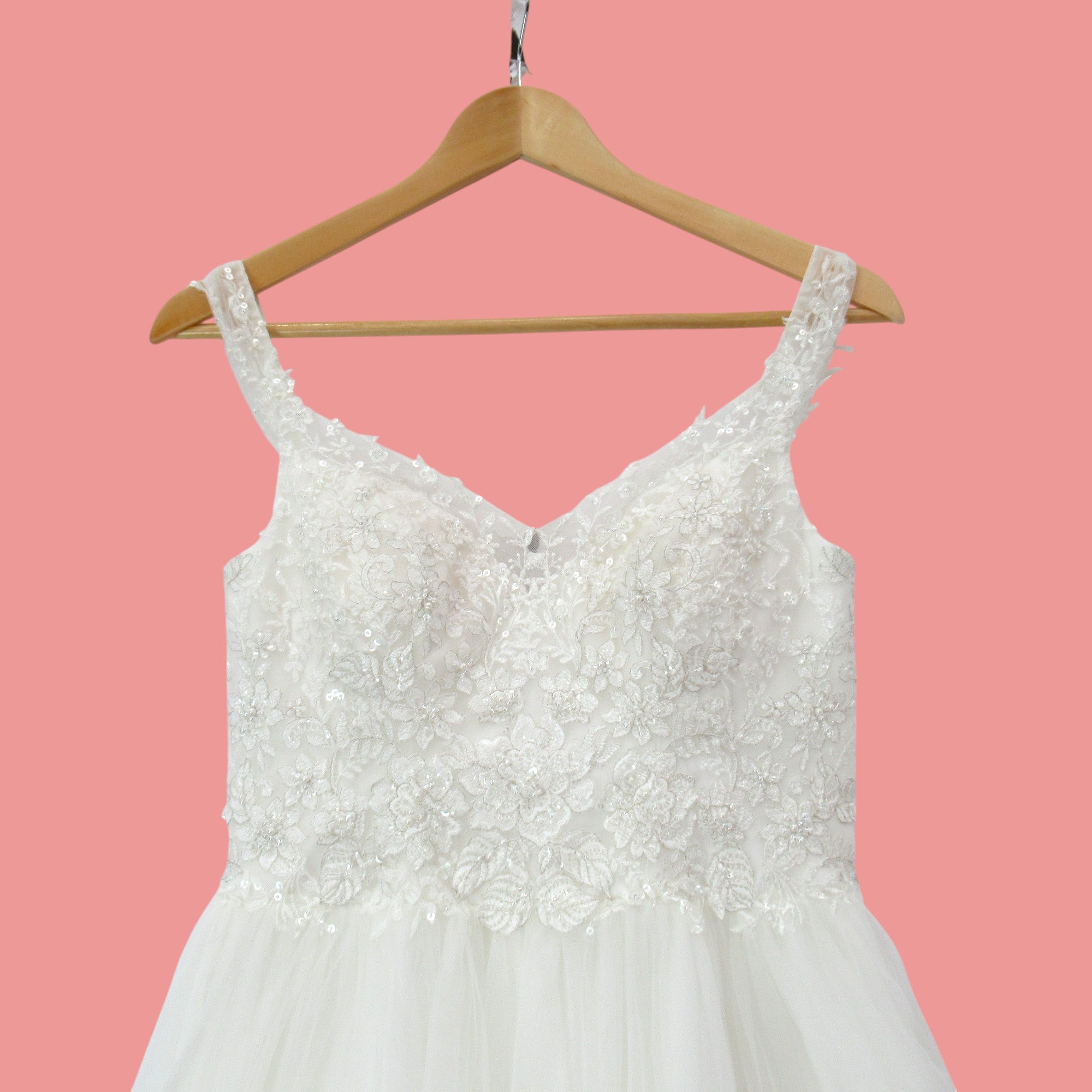 top image for Viva Bride Wedding Dress Ivory UK 12 Womenswear | Pre-loved