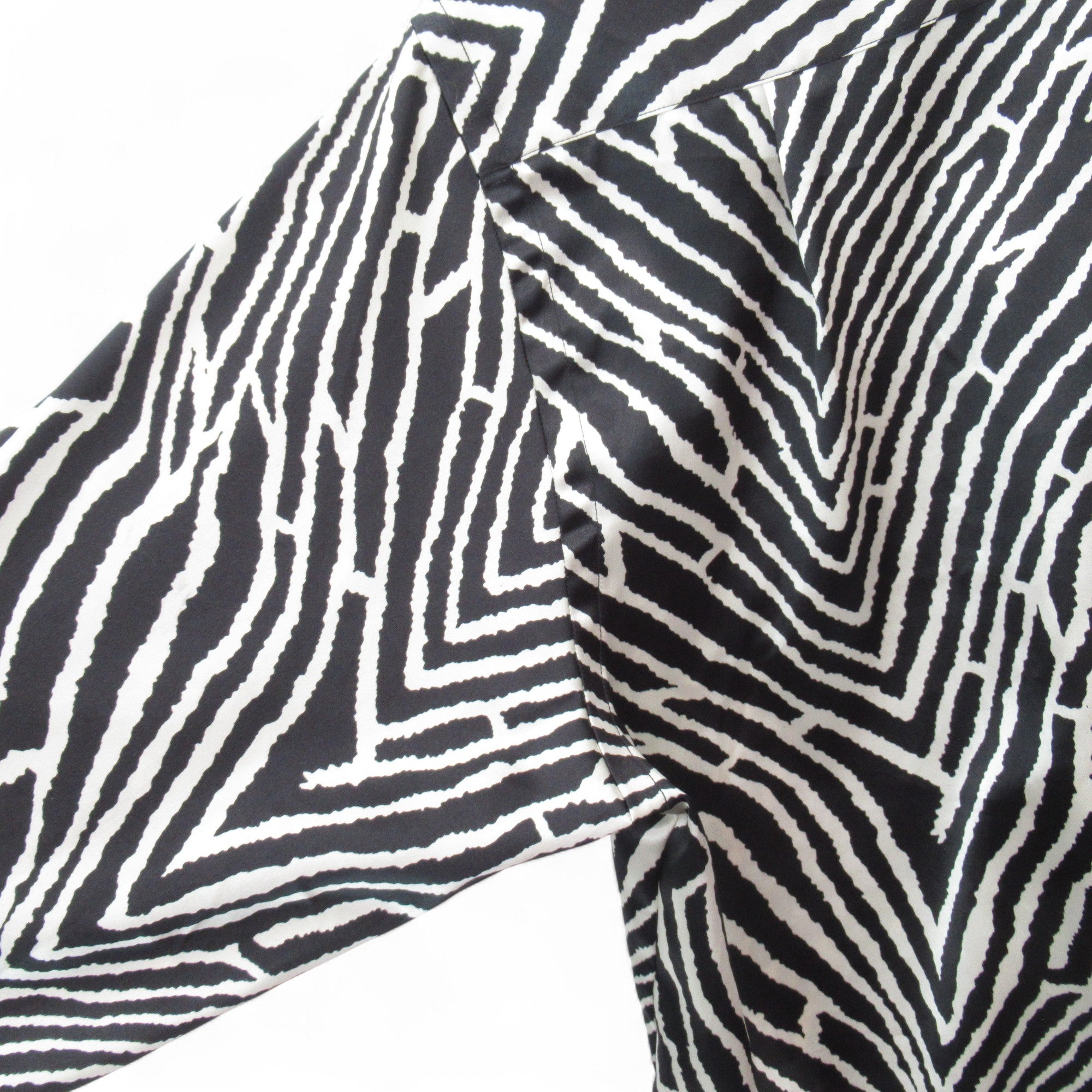 sleeve image for Brioni Satin Shirt Black Medium Vintage Menswear | Pre-loved 