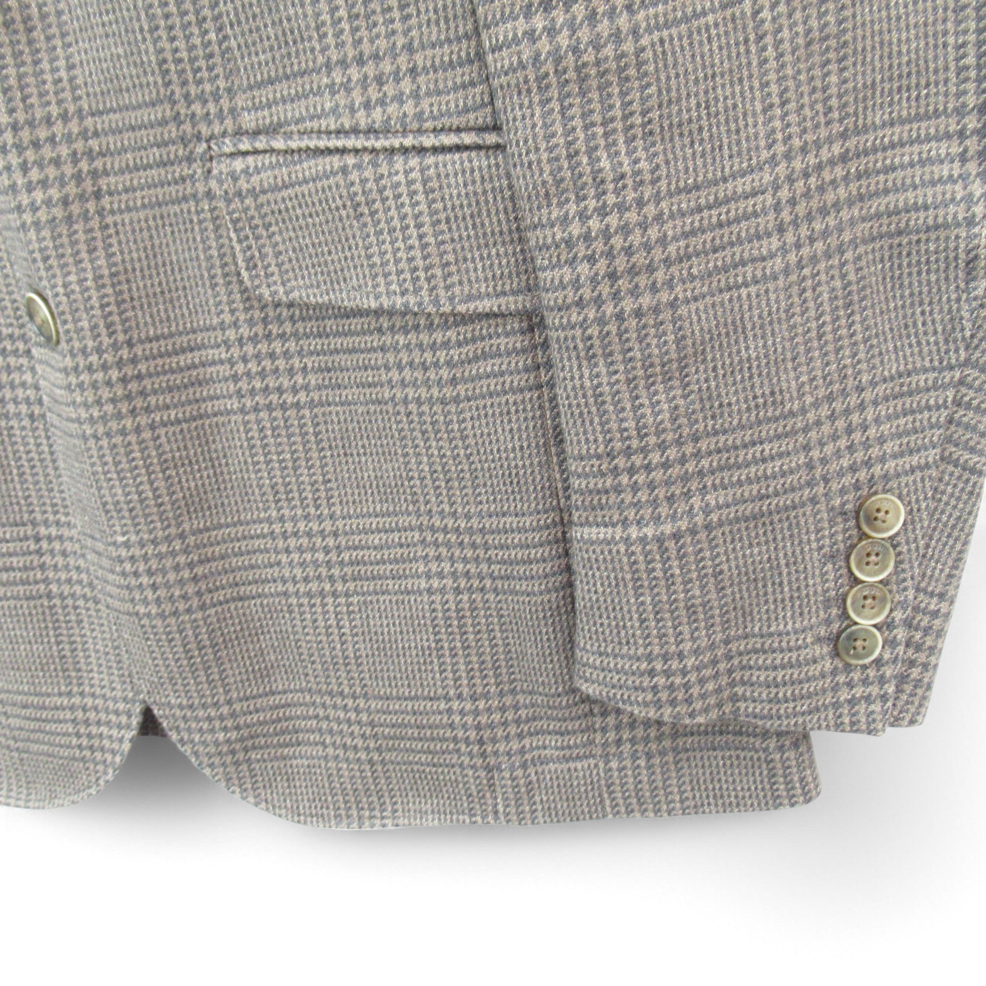 sleeve image for Hackett London Blazer Jacket Tan Grey 38L Menswear | Pre-loved