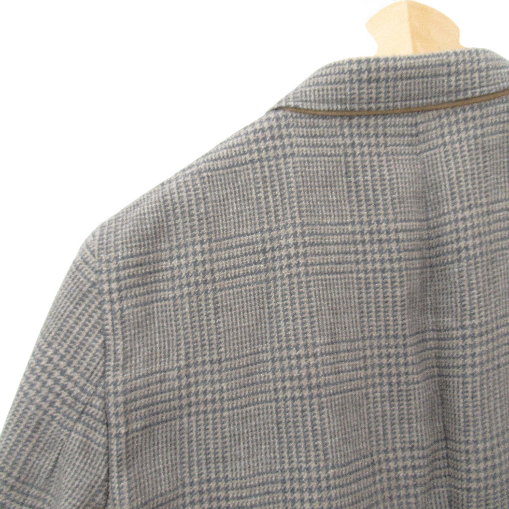 shoulder image for Hackett London Blazer Jacket Tan Grey 38L Menswear | Pre-loved