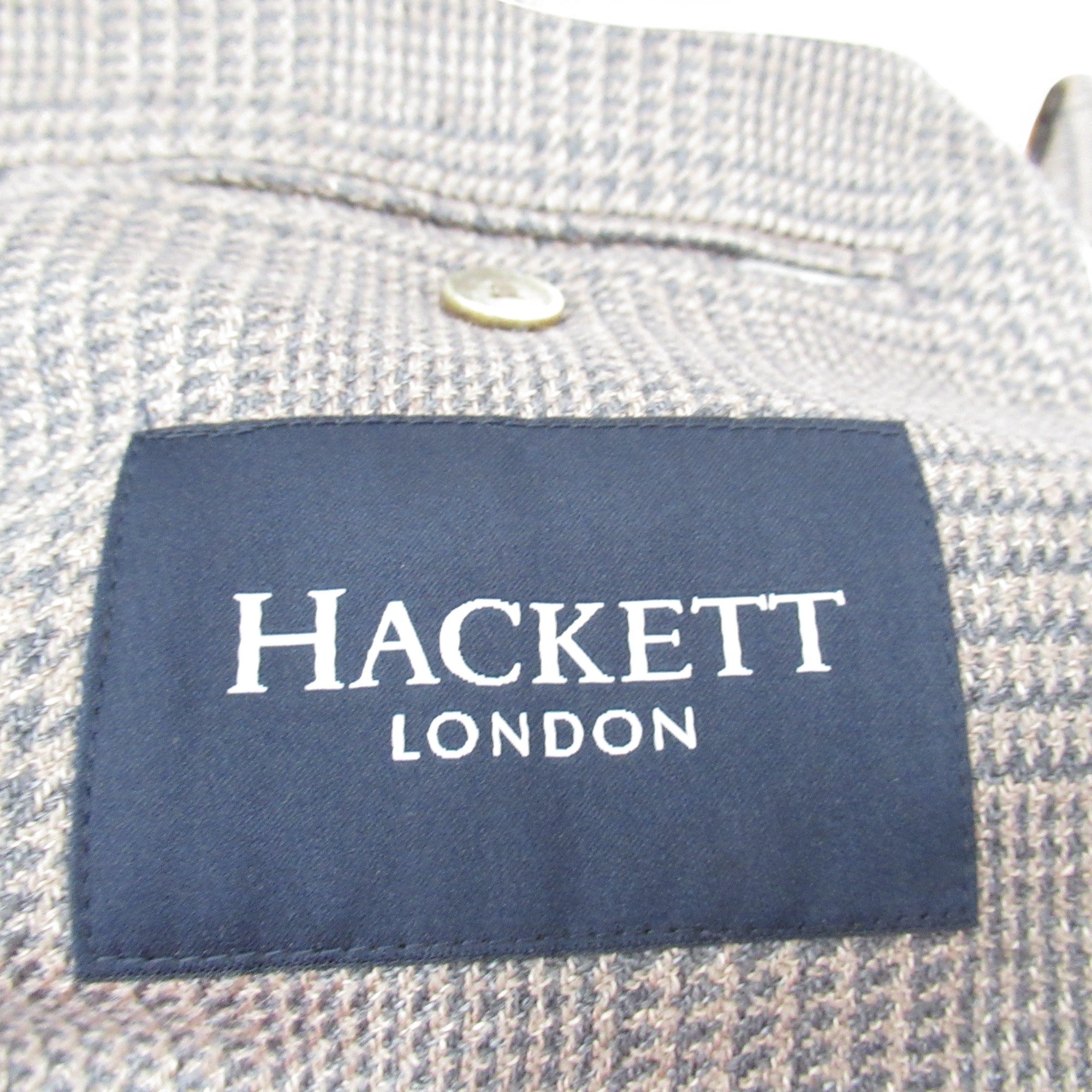 label image for Hackett London Blazer Jacket Tan Grey 38L Menswear | Pre-loved