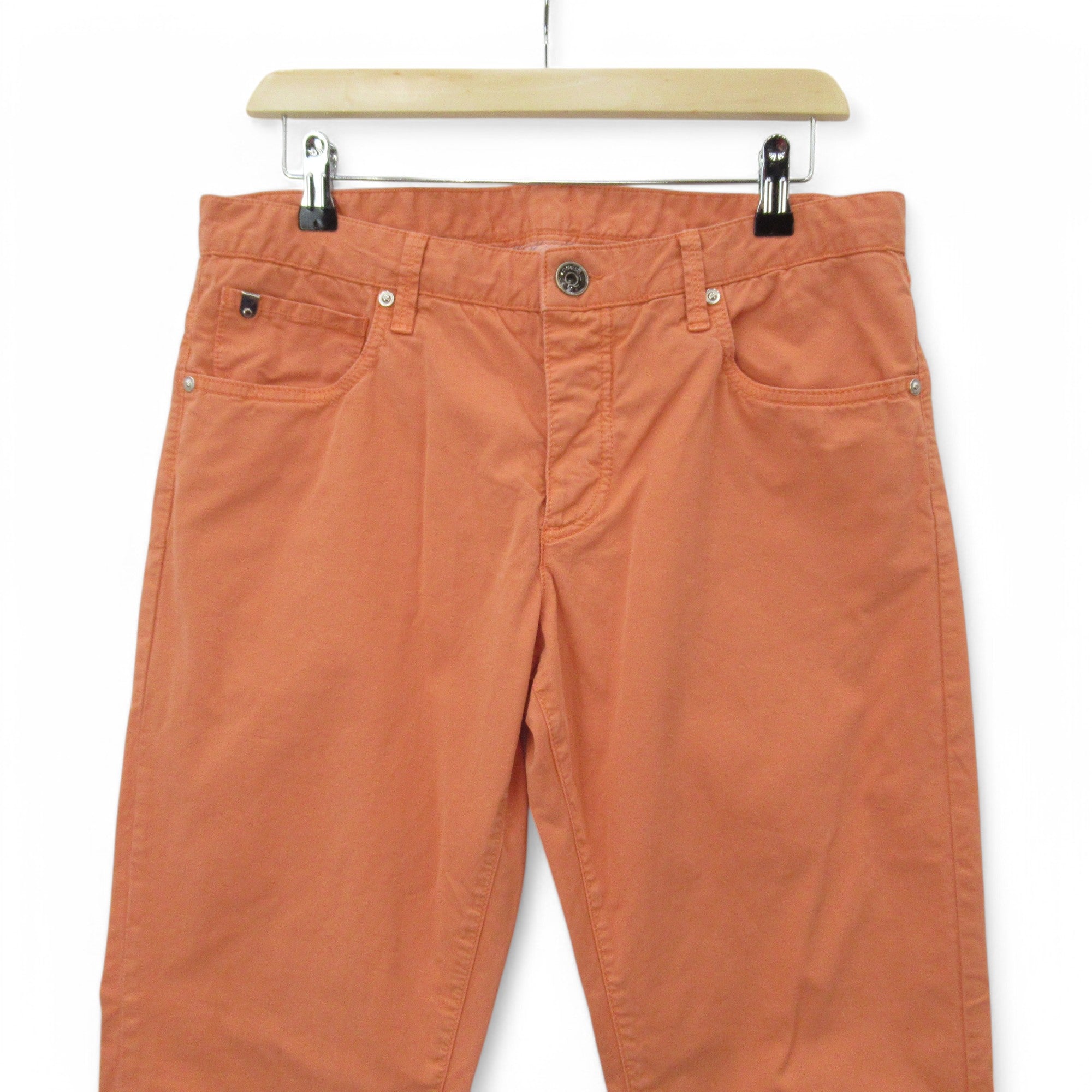 front image for Guess Chino Trousers Orange W32" L31" Menswear | Pre-loved