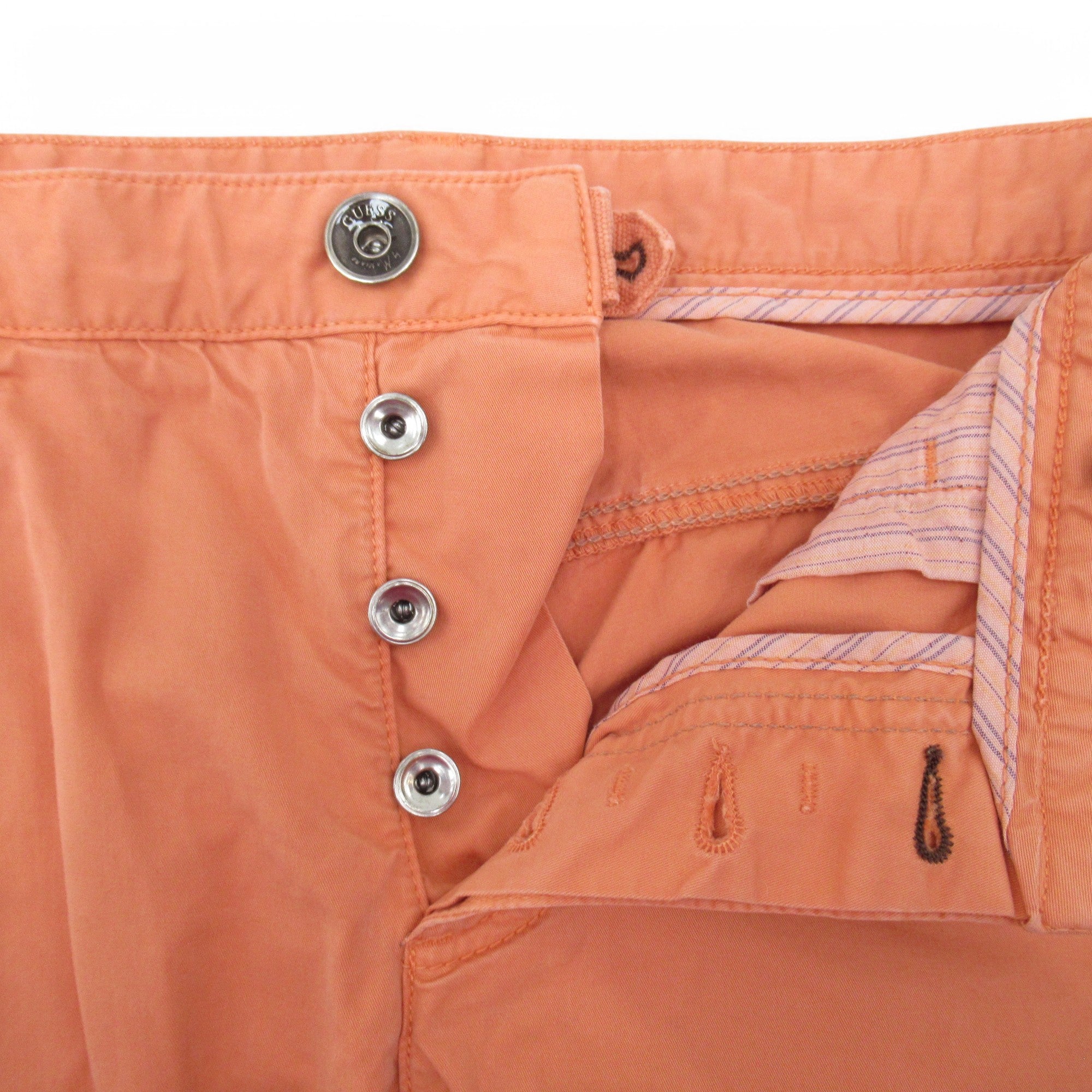 fasten image for Guess Chino Trousers Orange W32" L31" Menswear | Pre-loved