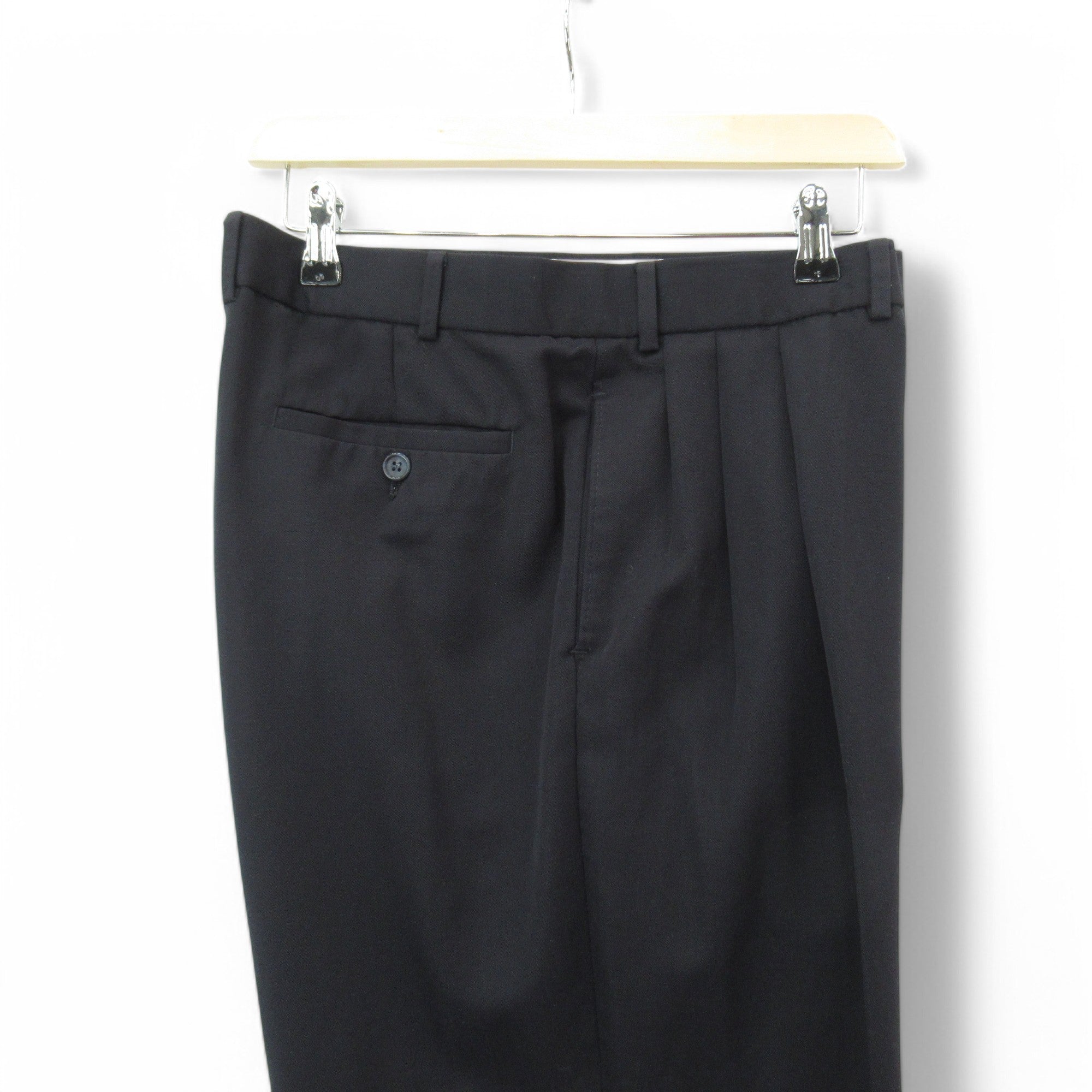 side image for St Michael Vintage Trousers Navy W36" L31" Menswear | Pre-loved