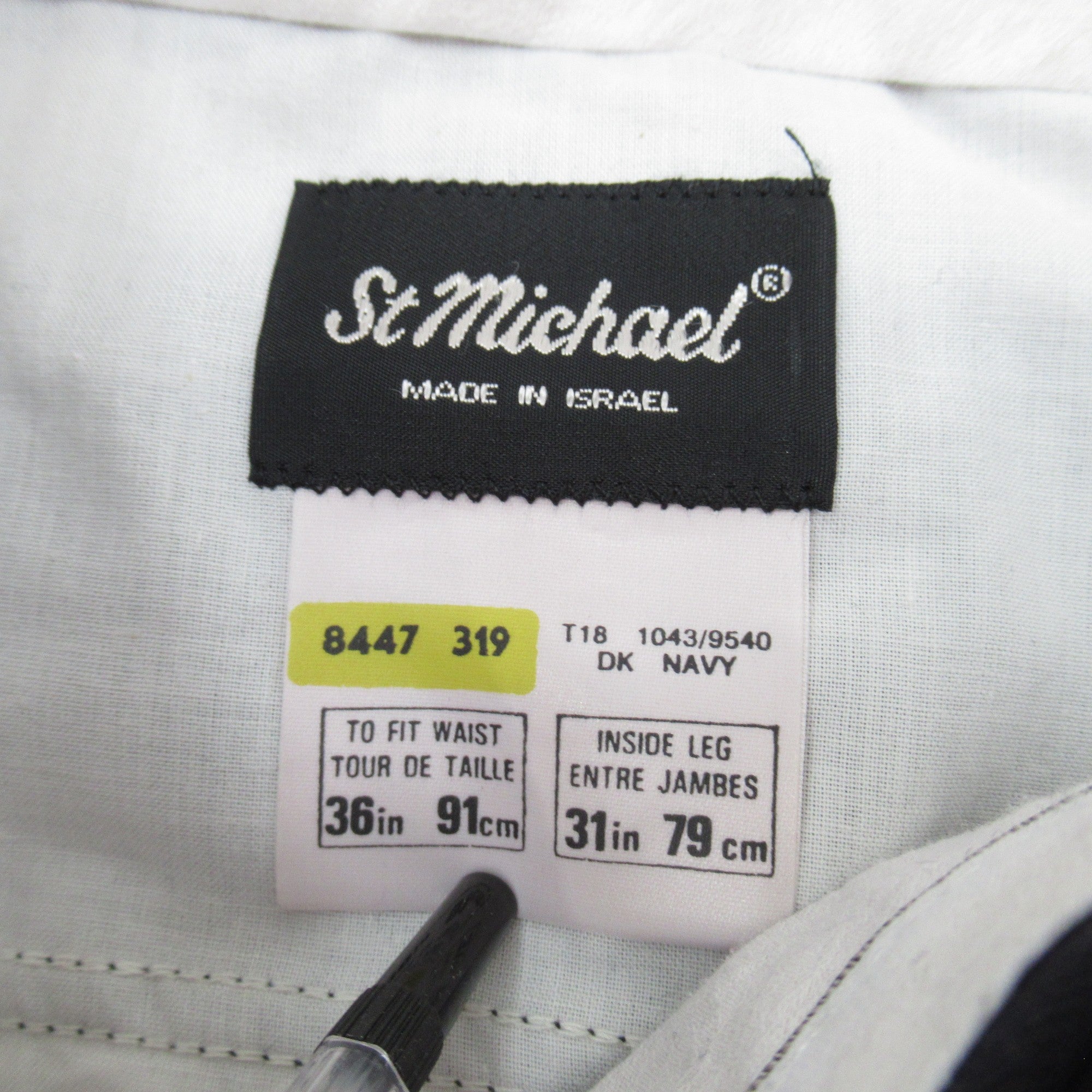 label image for St Michael Vintage Trousers Navy W36" L31" Menswear | Pre-loved