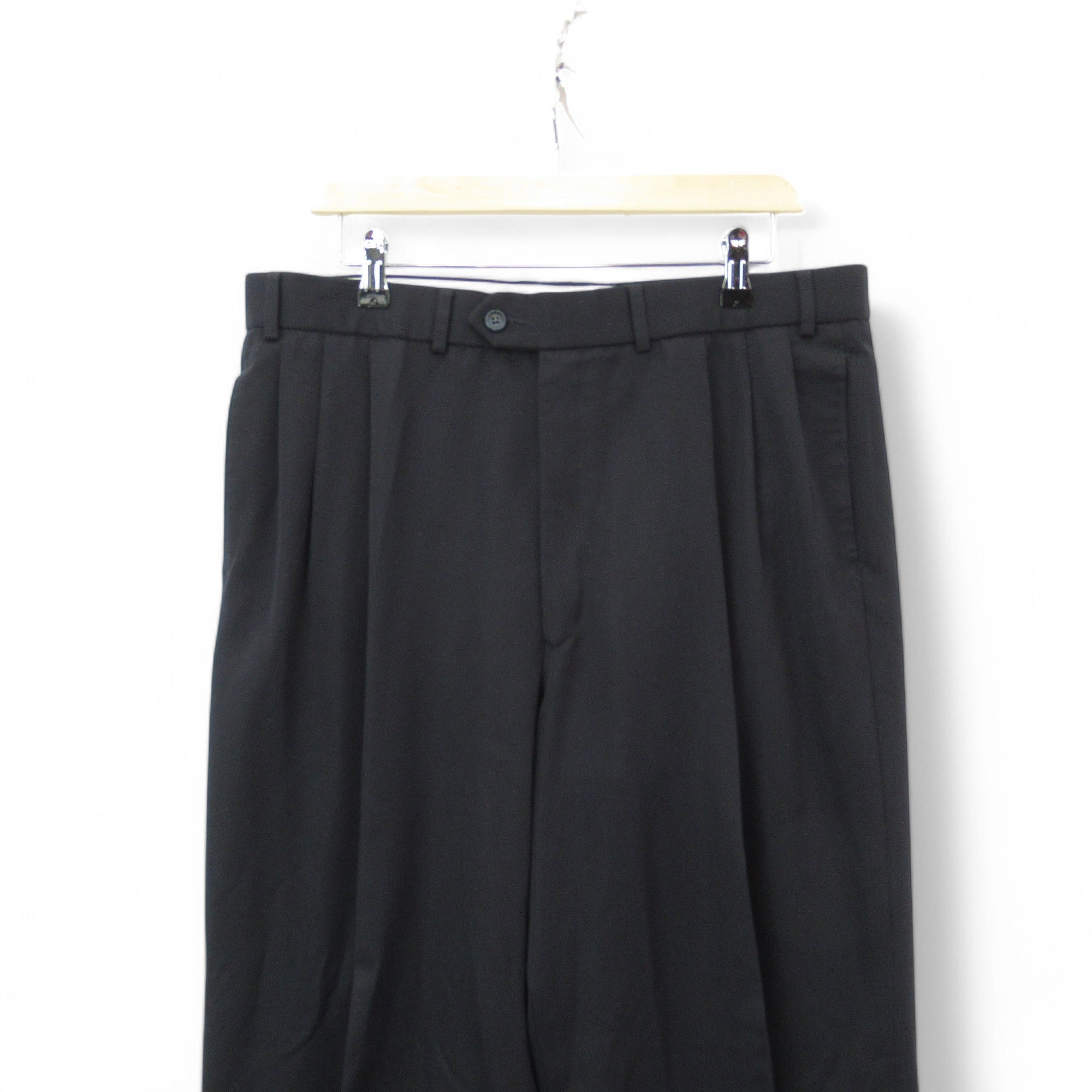 front image for St Michael Vintage Trousers Navy W36" L31" Menswear | Pre-loved