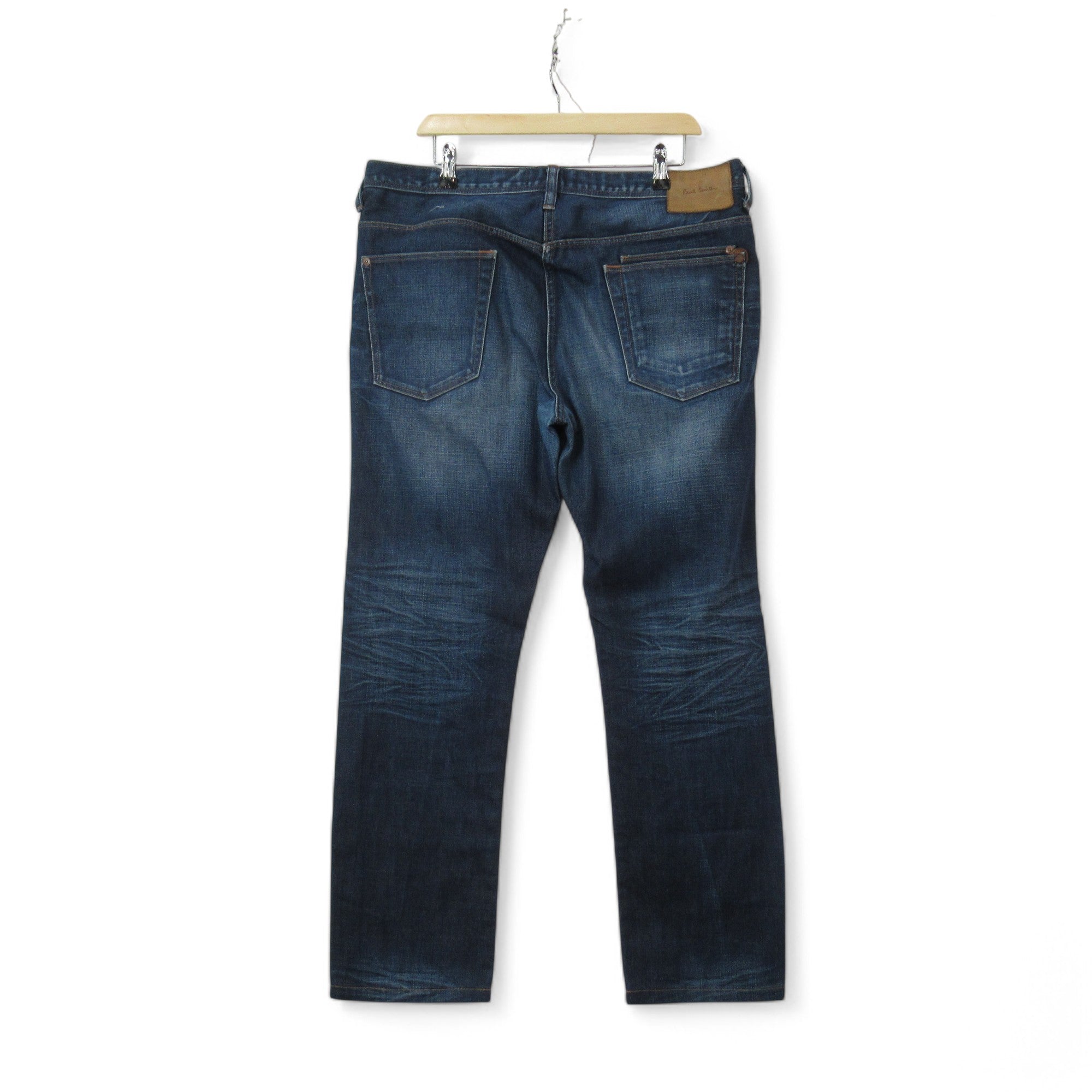 back image for Paul Smith Denim Jeans Dark Blue W34" L27" Menswear | Pre-loved