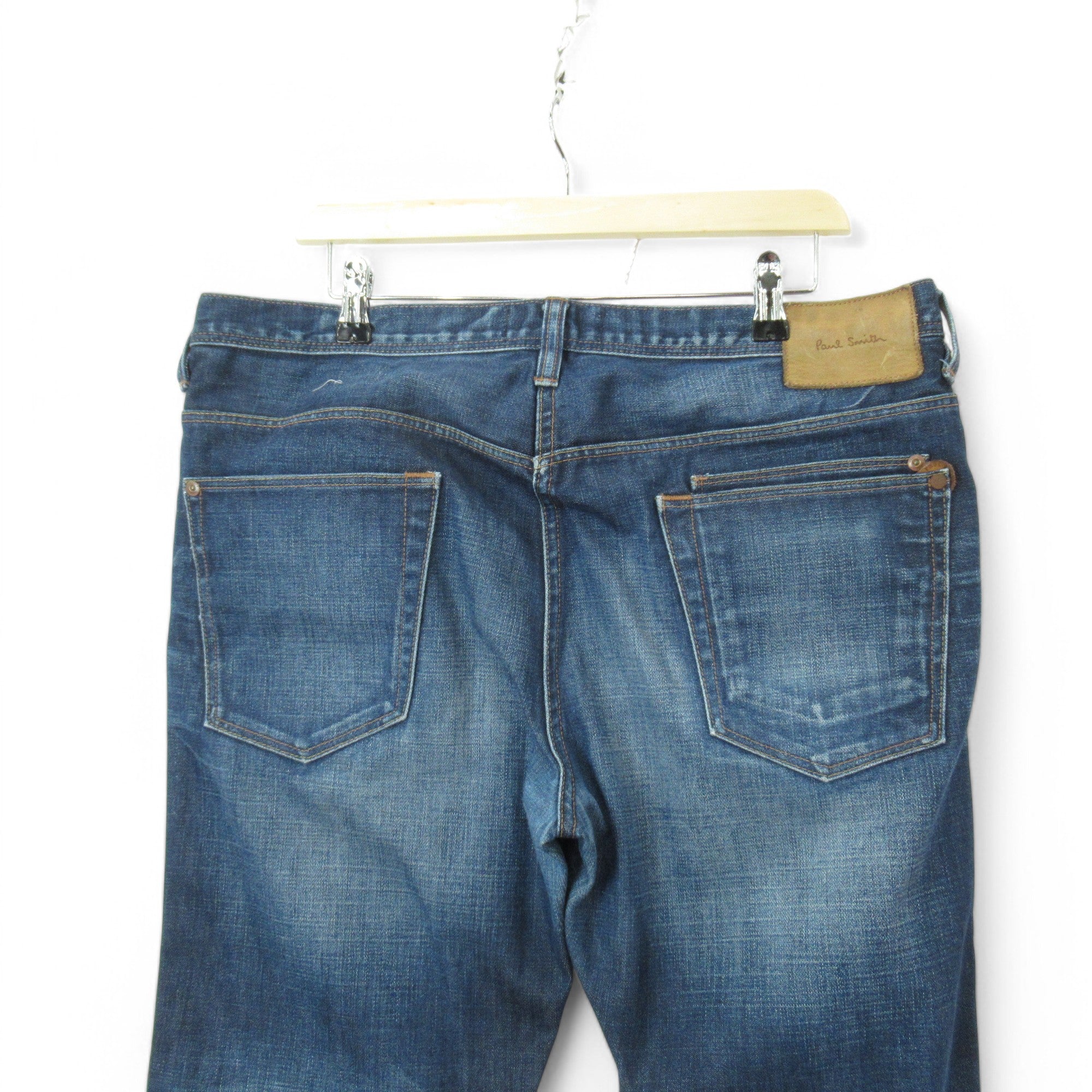 back image for Paul Smith Denim Jeans Dark Blue W34" L27" Menswear | Pre-loved