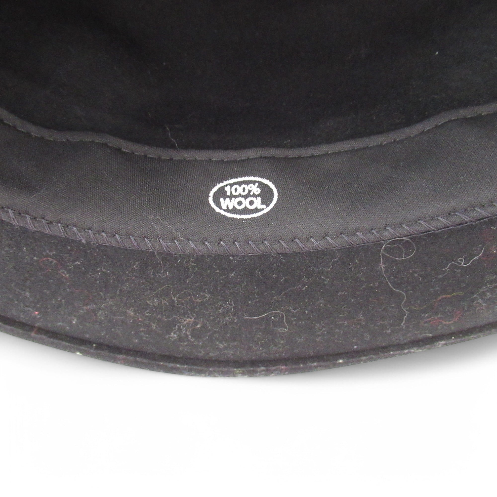 material image for Orvis Vintage Fedora Hat Black 100% Wool Menswear | Pre-loved 