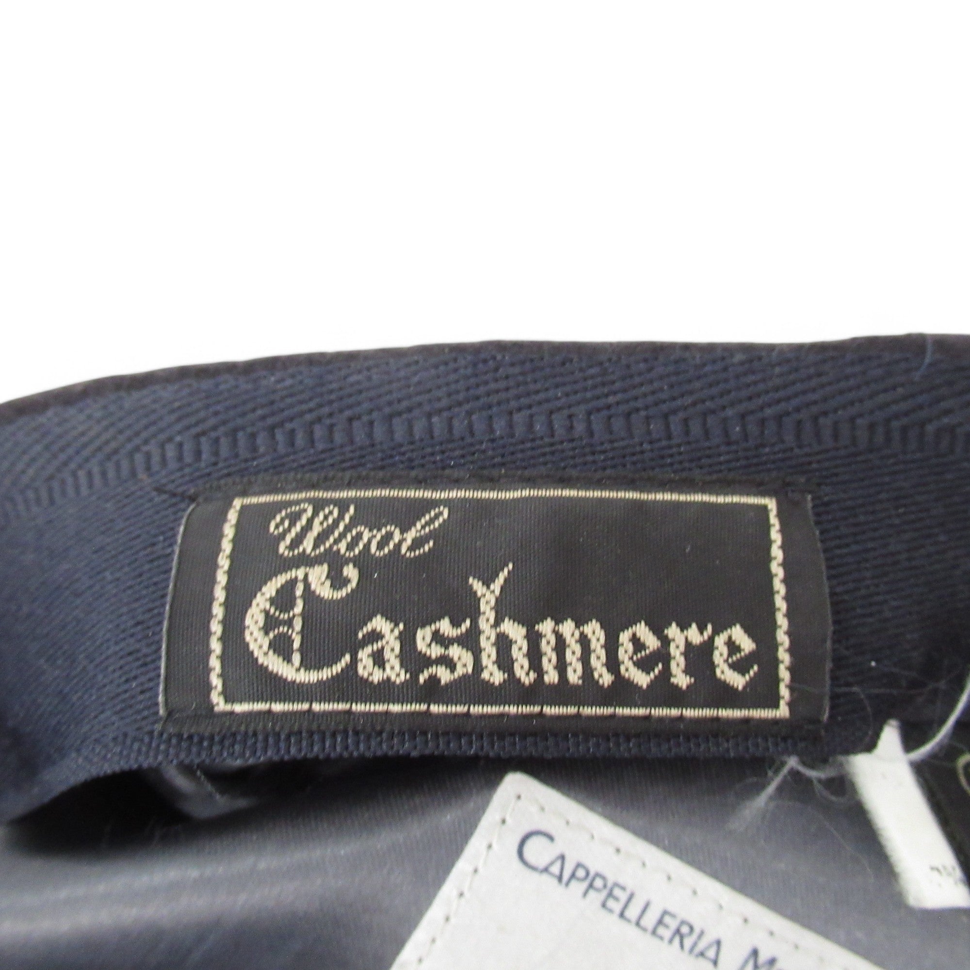 label image for Cappelleria Melegari Vintage Peaky Cap Navy Menswear | Pre-loved