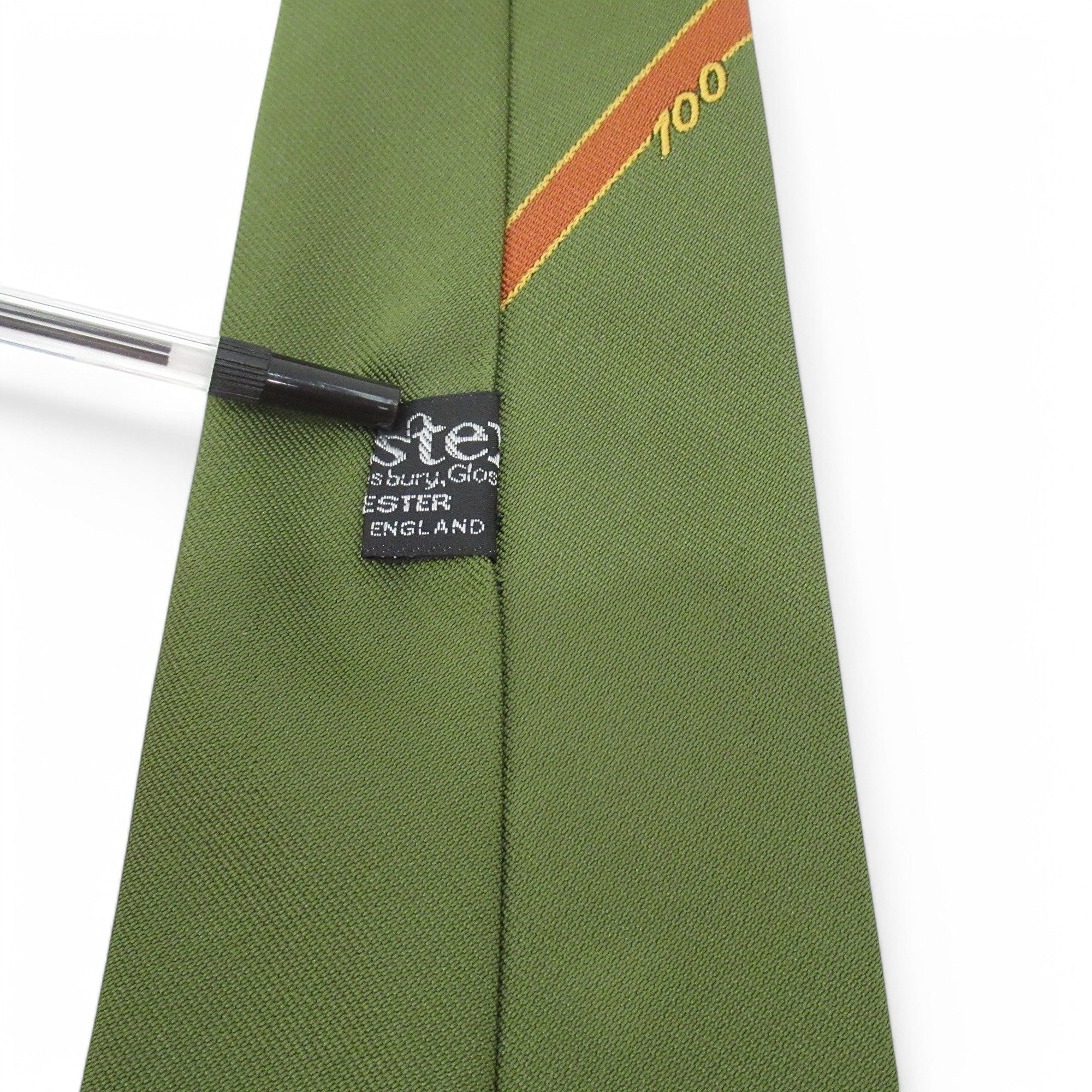 back image for Crestex Vintage Tie Green Menswear | Pre-loved