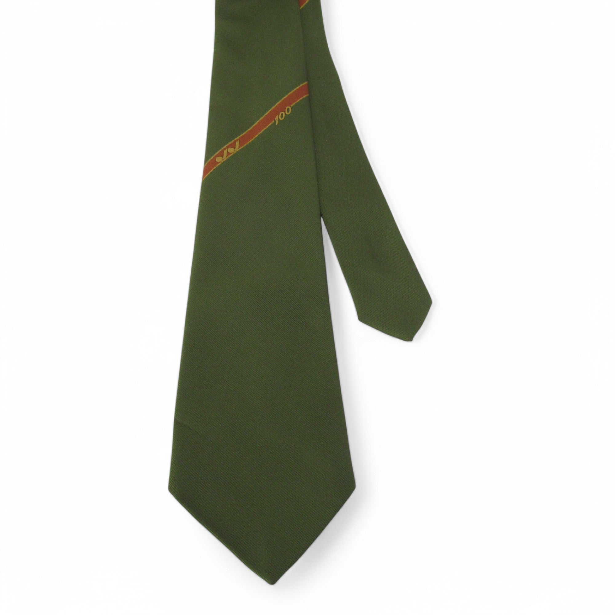front image for Crestex Vintage Tie Green Menswear | Pre-loved 