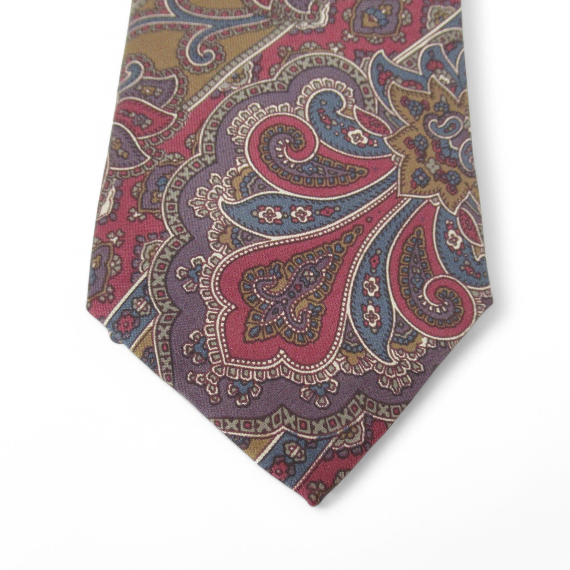 close up image for Cochranes Of Chester Vintage Tie Paisley Menswear | Pre-loved 