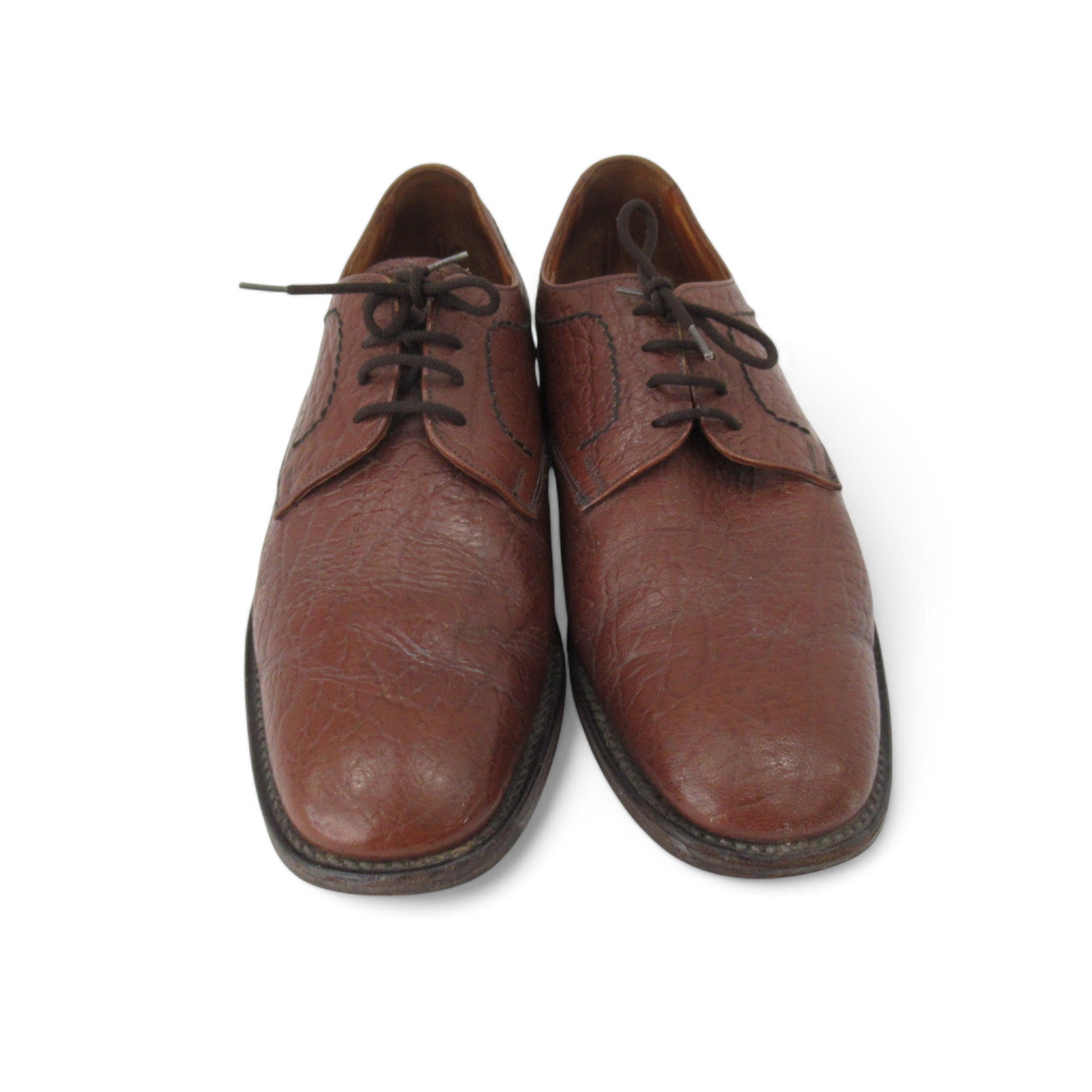 front image for Loake Brogue Leather Shoes UK 8 Brown Menswear | Pre-loved