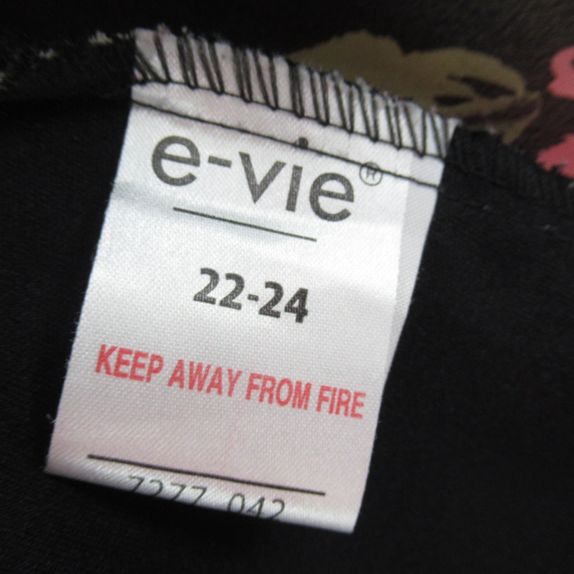 label image for E-vie Floral Blouse Top Black Red UK 22-24 Womenswear | Pre-loved