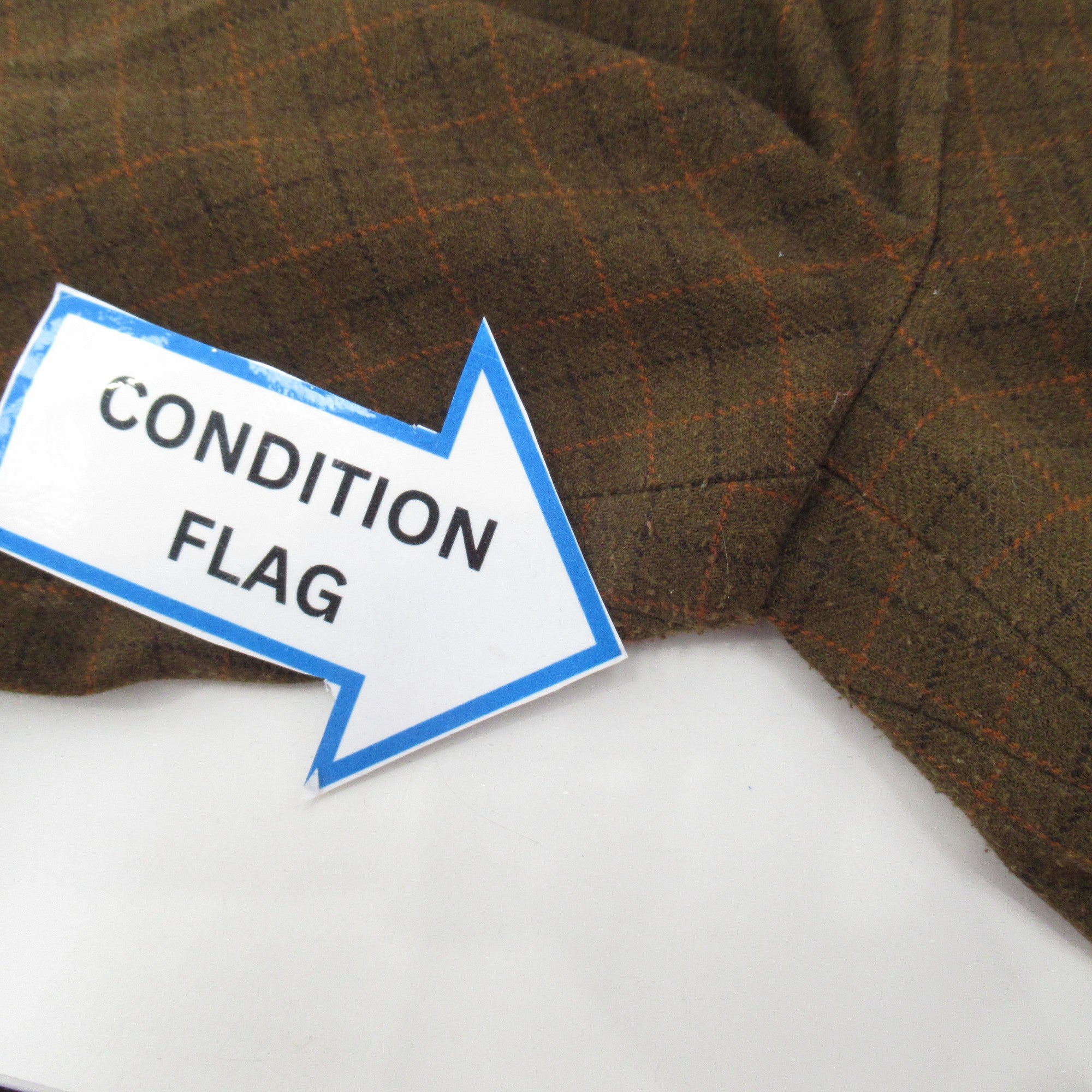 condition image for Stroms Vintage Trousers UK 10 Brown Check Womenswear | Pre-loved