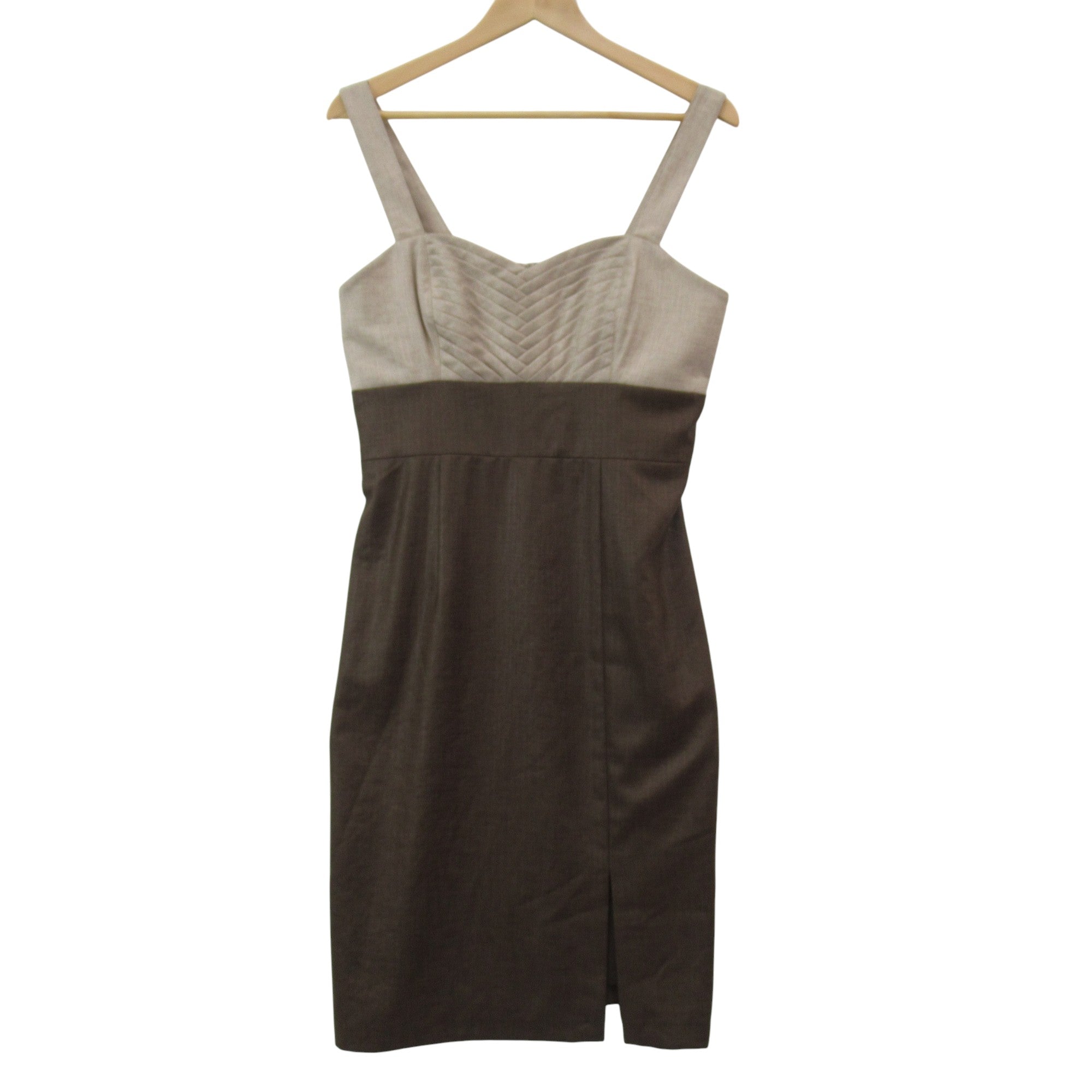 front image for Tina Taylor Vintage Dress UK 14 Brown Womenswear | Pre-loved