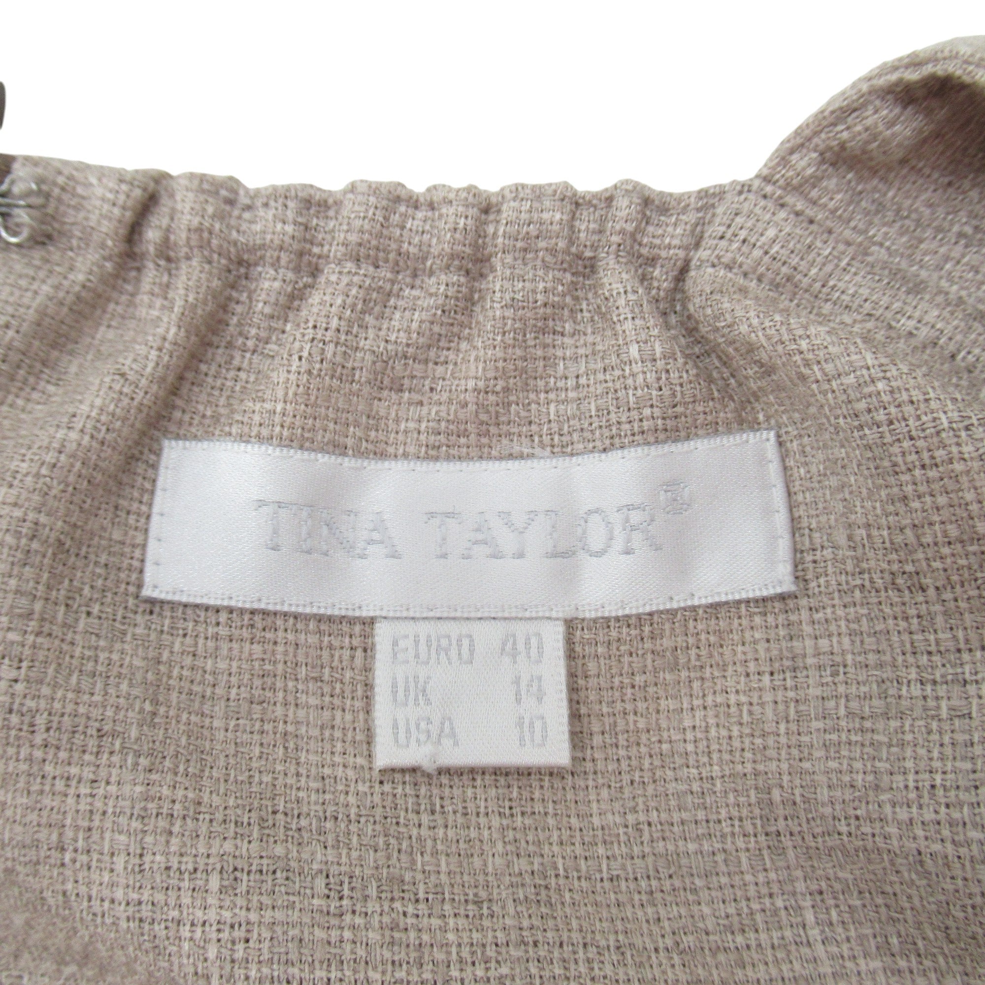 label image for Tina Taylor Vintage Dress UK 14 Brown Womenswear | Pre-loved
