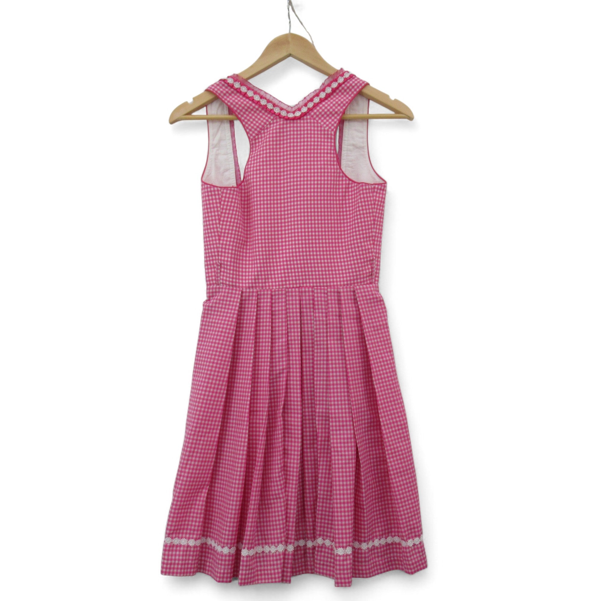 back image for Original Steindl Gingham Vintage Dress Pink Small Womenswear | Pre-loved