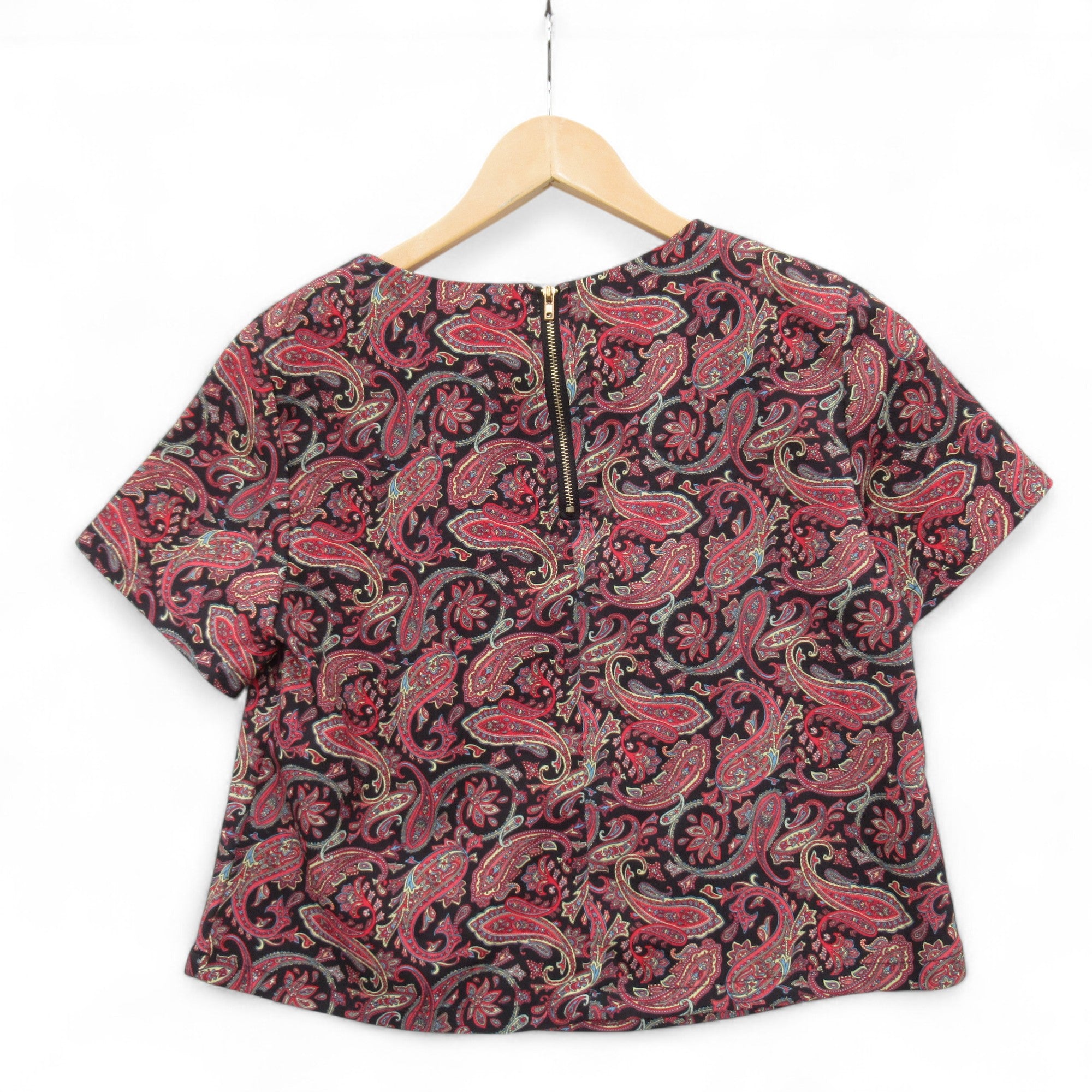 back image for Hearts & Bows Vintage Top Paisley UK 12 Multicoloured Womenswear | Pre-loved