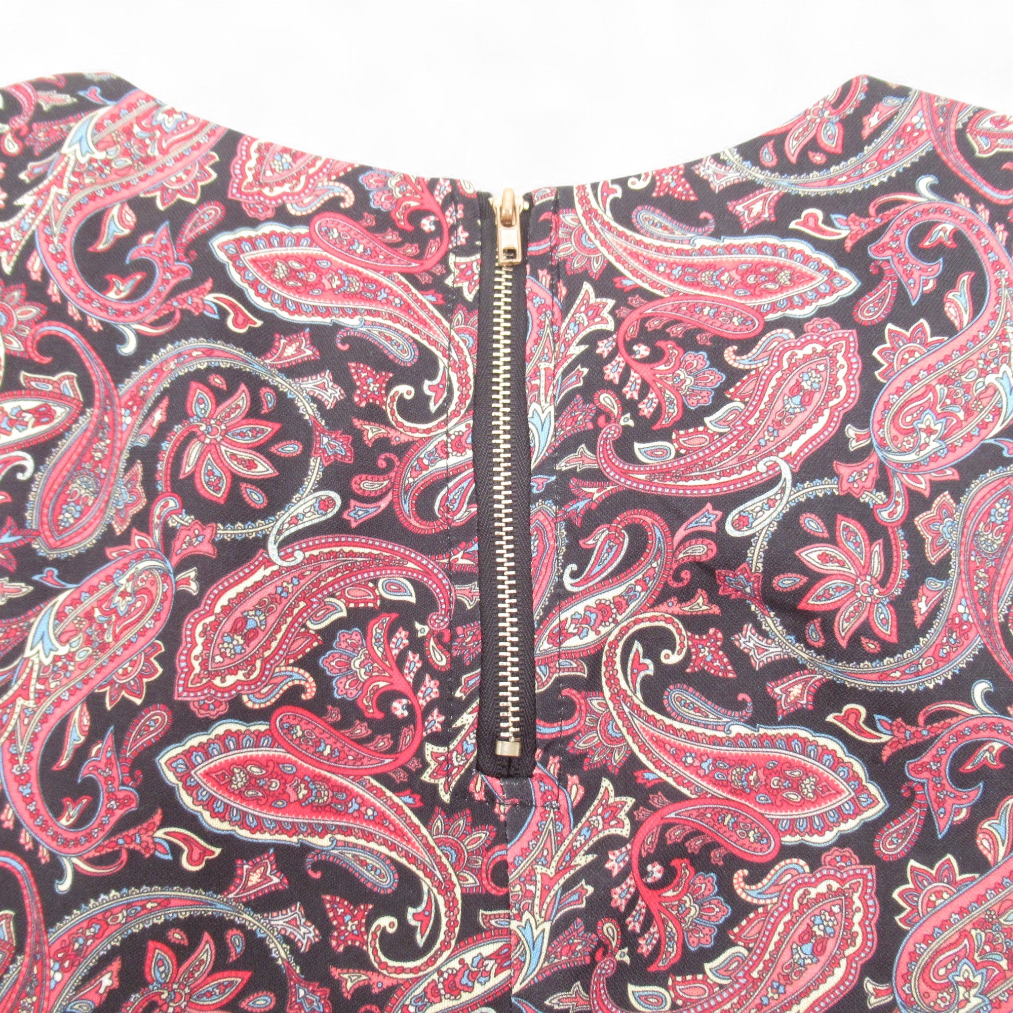 fasten image for Hearts & Bows Vintage Top Paisley UK 12 Multicoloured Womenswear | Pre-loved