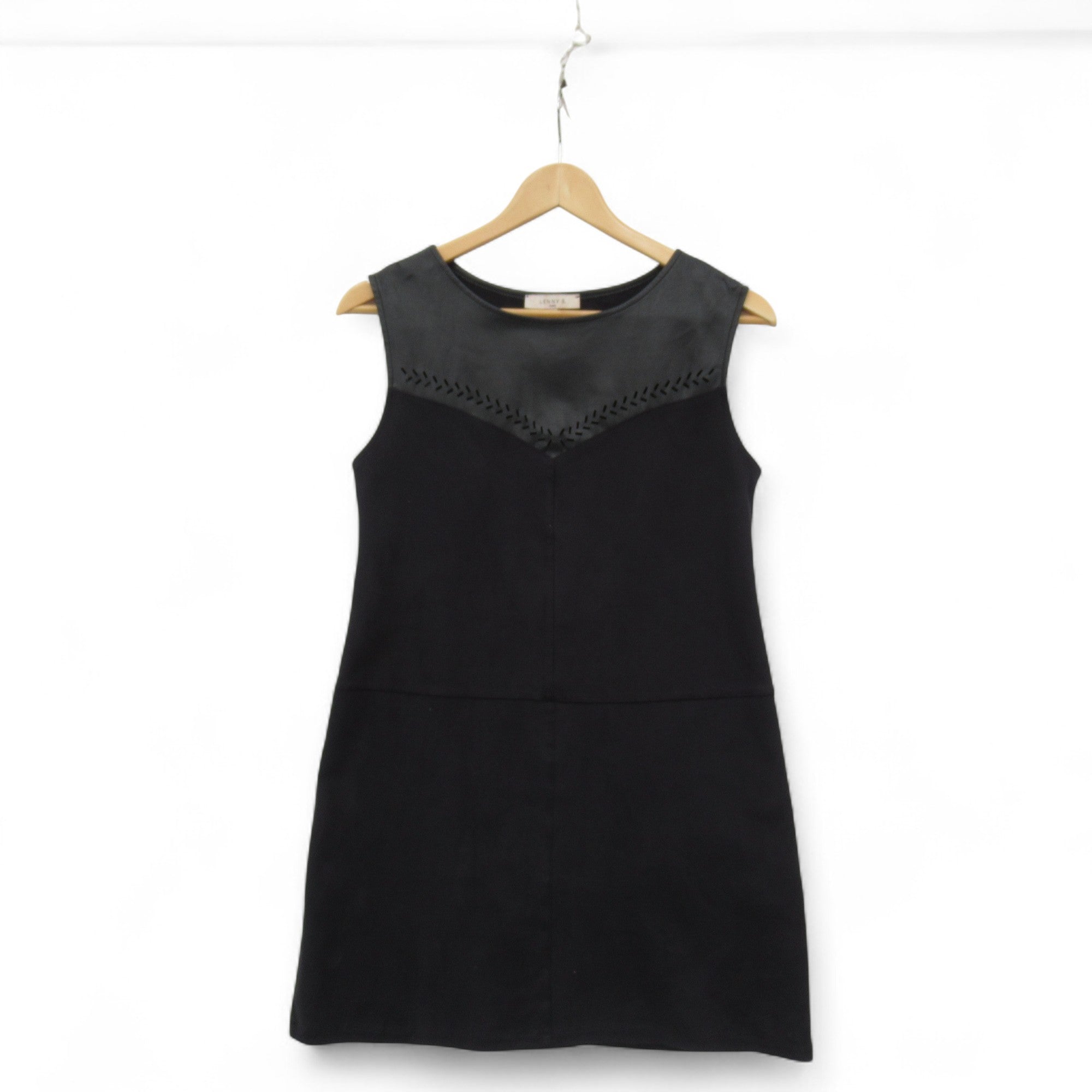 front image for Lenny B Paris Suedette Dress Black Small Womenswear | Pre-loved