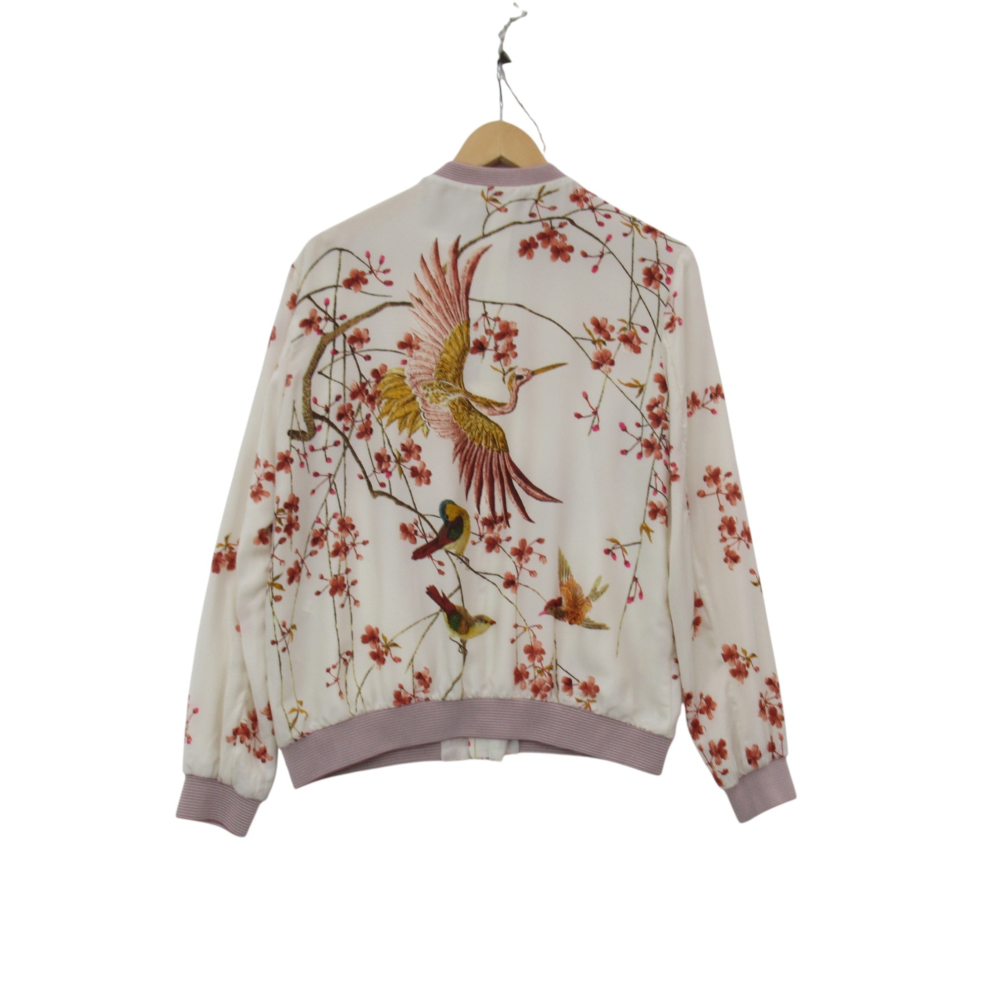 back image for TRF Outerwear Jacket Medium Multicoloured Bird Womenswear | Pre-loved