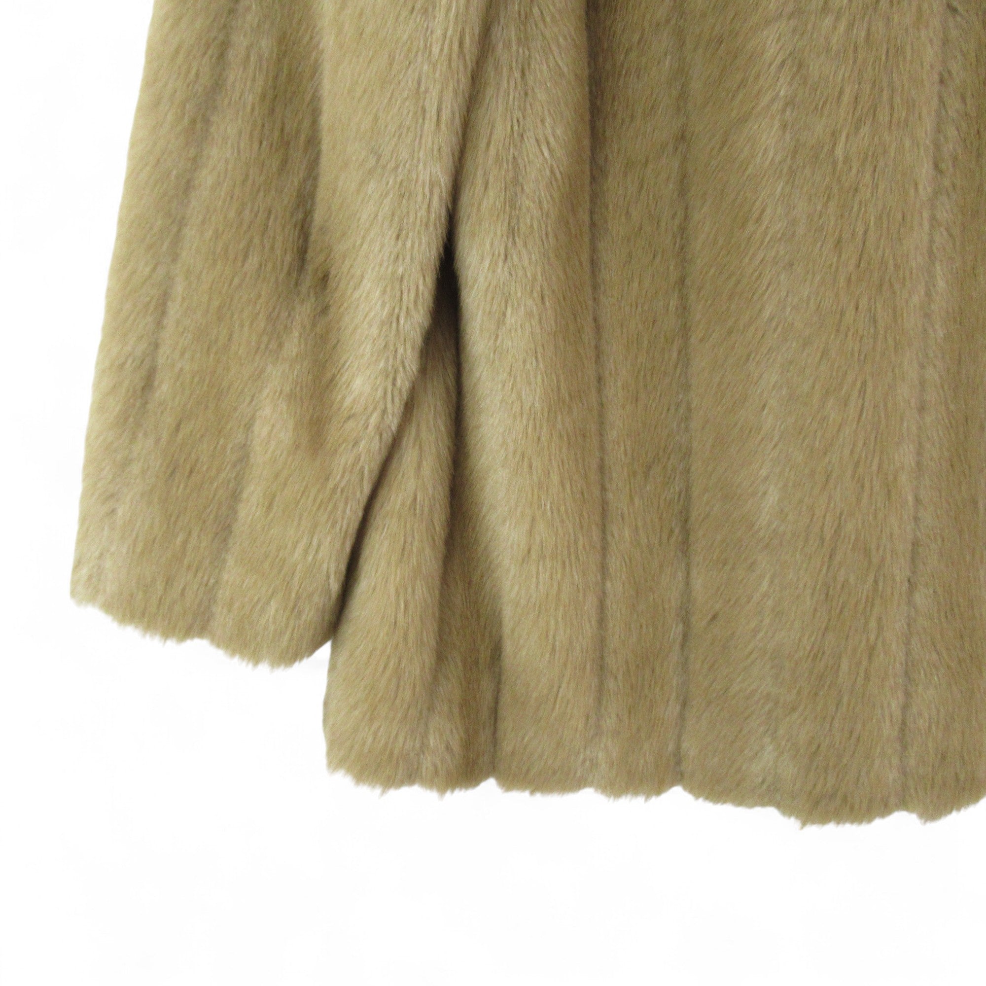 sleeve image for Astraka Vintage Faux Fur Coat UK 16 Beige Womenswear | Pre-loved