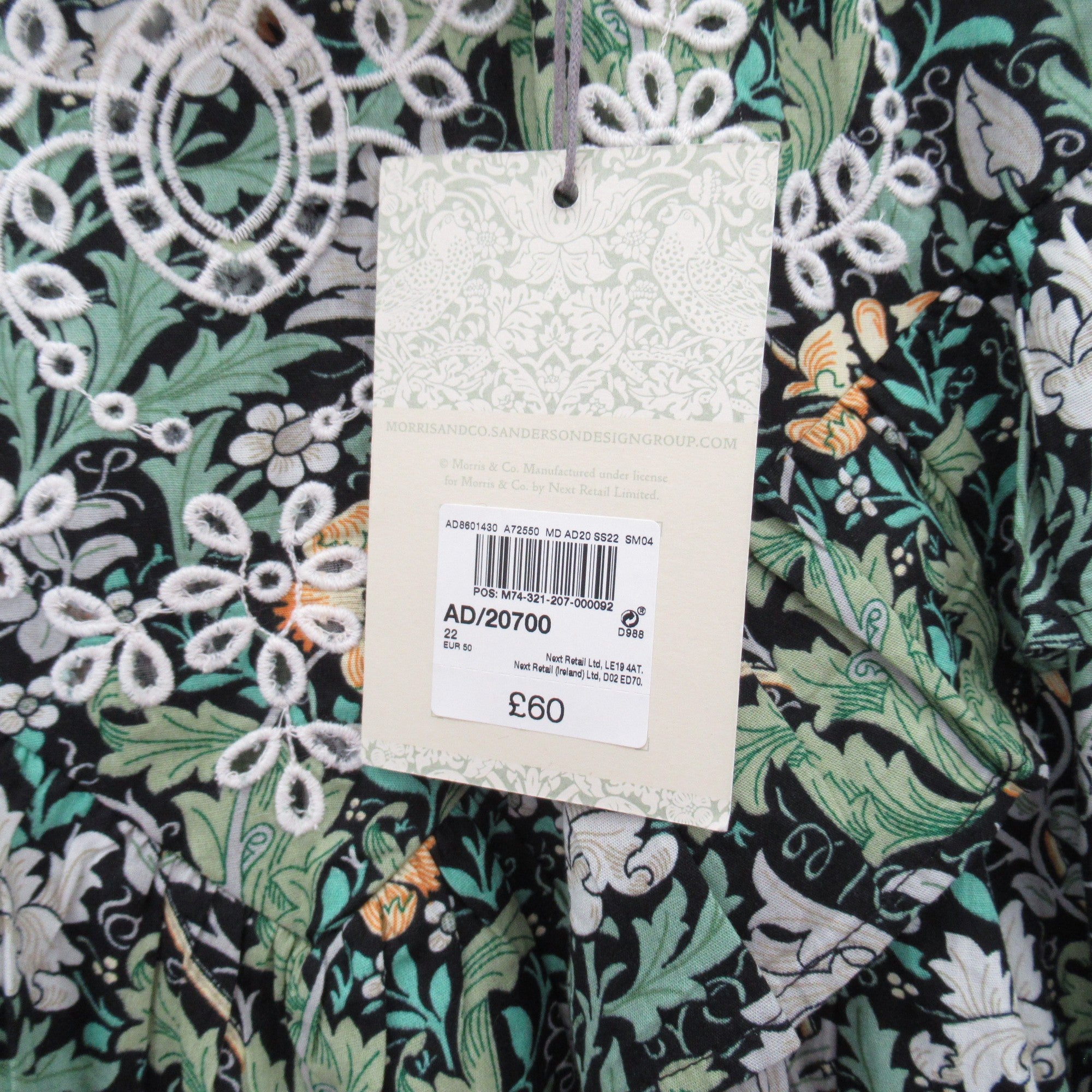 label image for Morris & Co Dress UK 22 Multicoloured Womenswear | Pre-loved