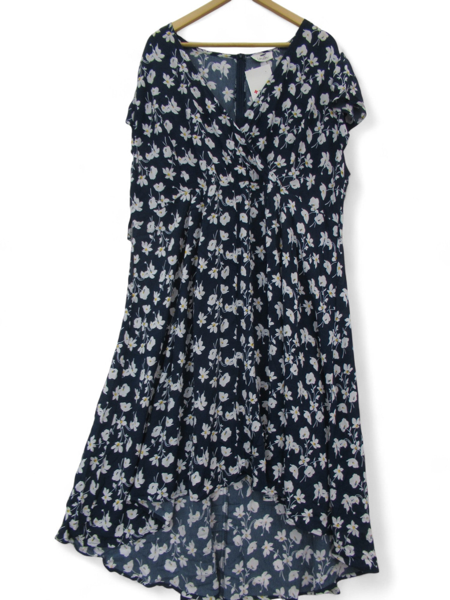 front image for Yours London Dress UK 22 Navy Floral Womenswear | Pre-loved