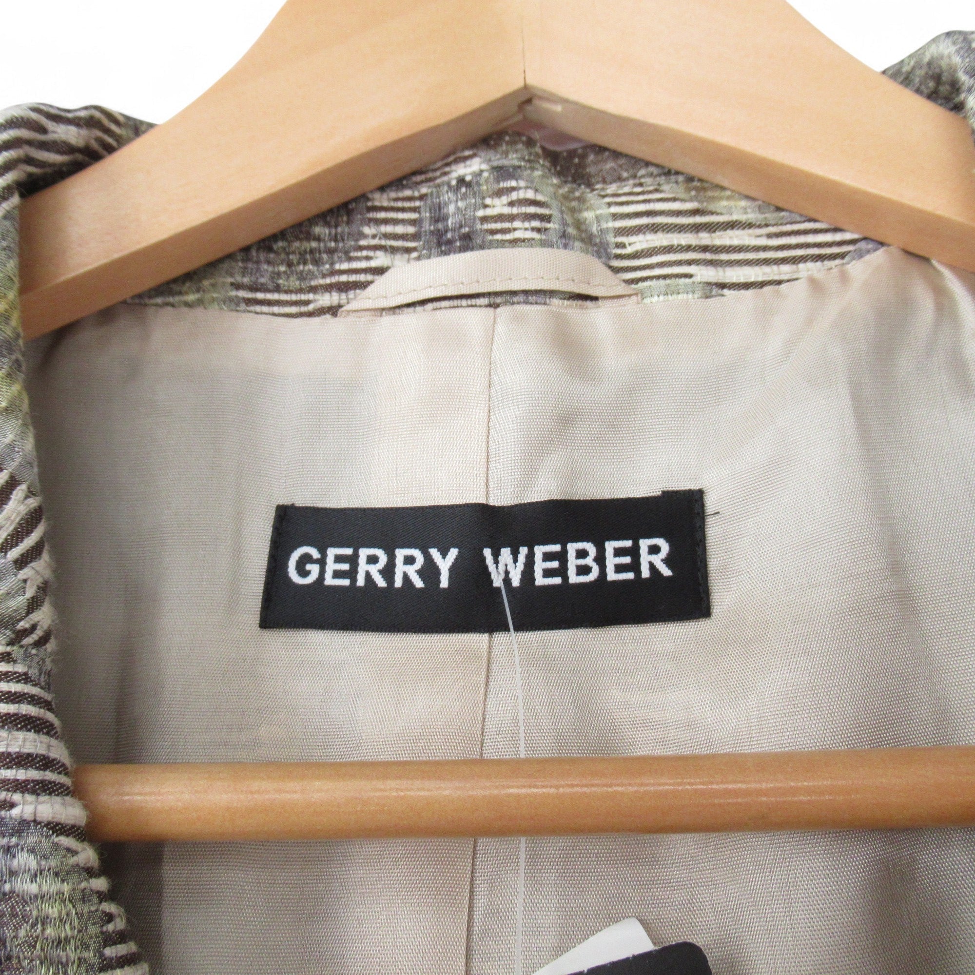 label image for Gerry Weber Vintage Blazer UK 16 Green Womenswear | Pre-loved