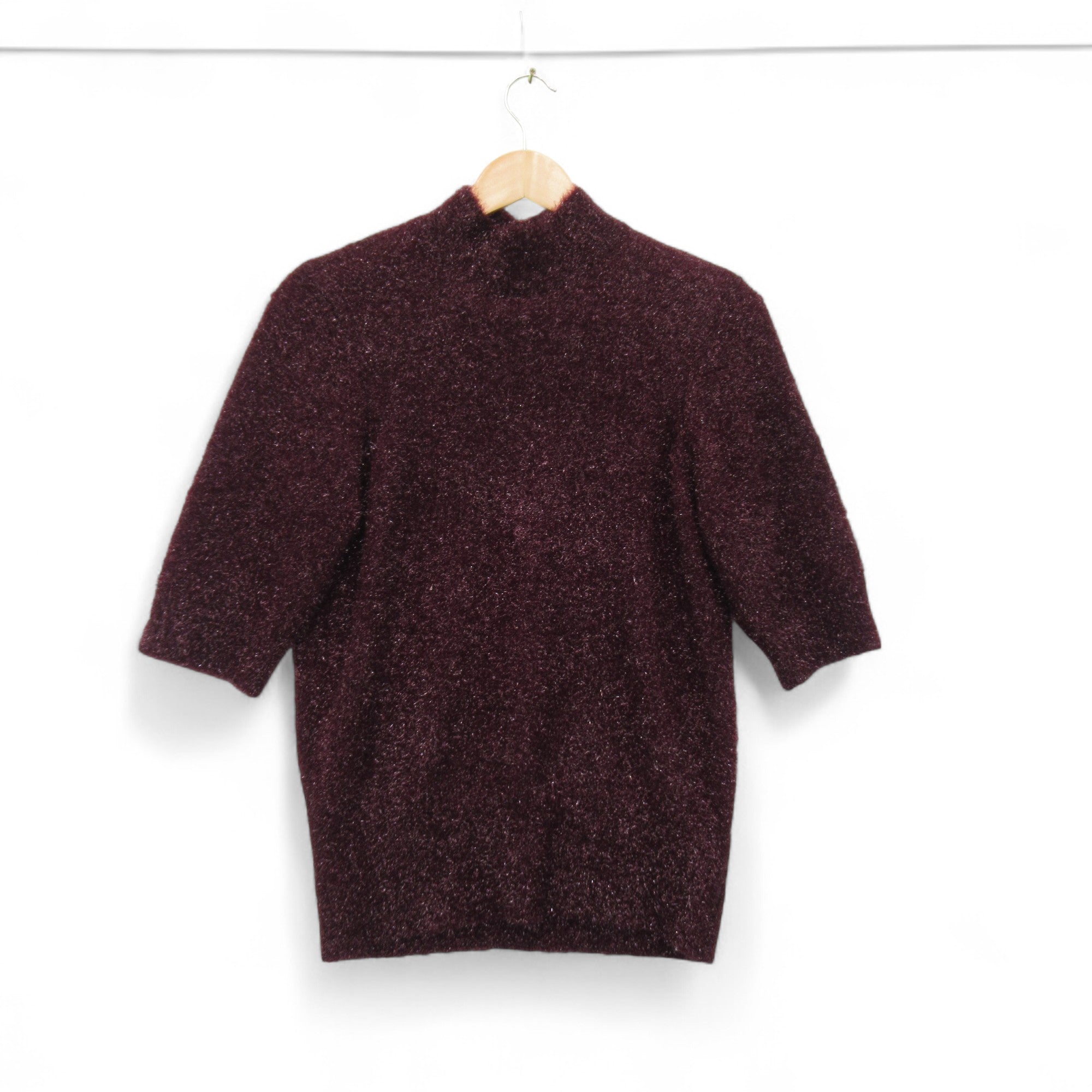 front image for Coast Knit Top Small Purple Tinsel Womenswear | Pre-loved