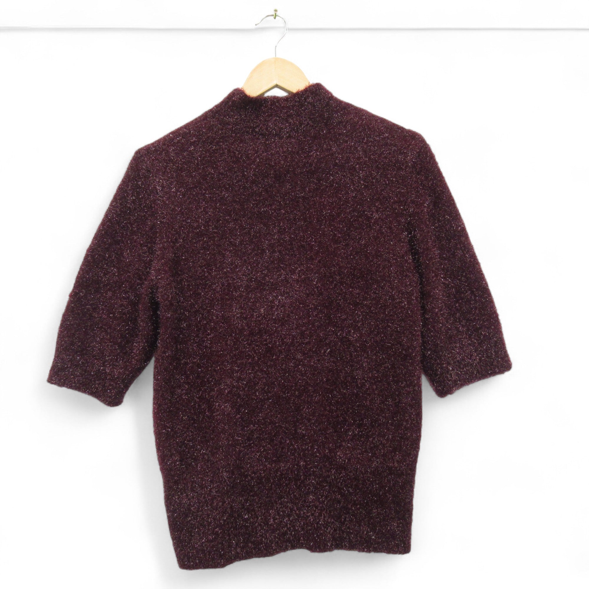 back image for Coast Knit Top Small Purple Tinsel Womenswear | Pre-loved