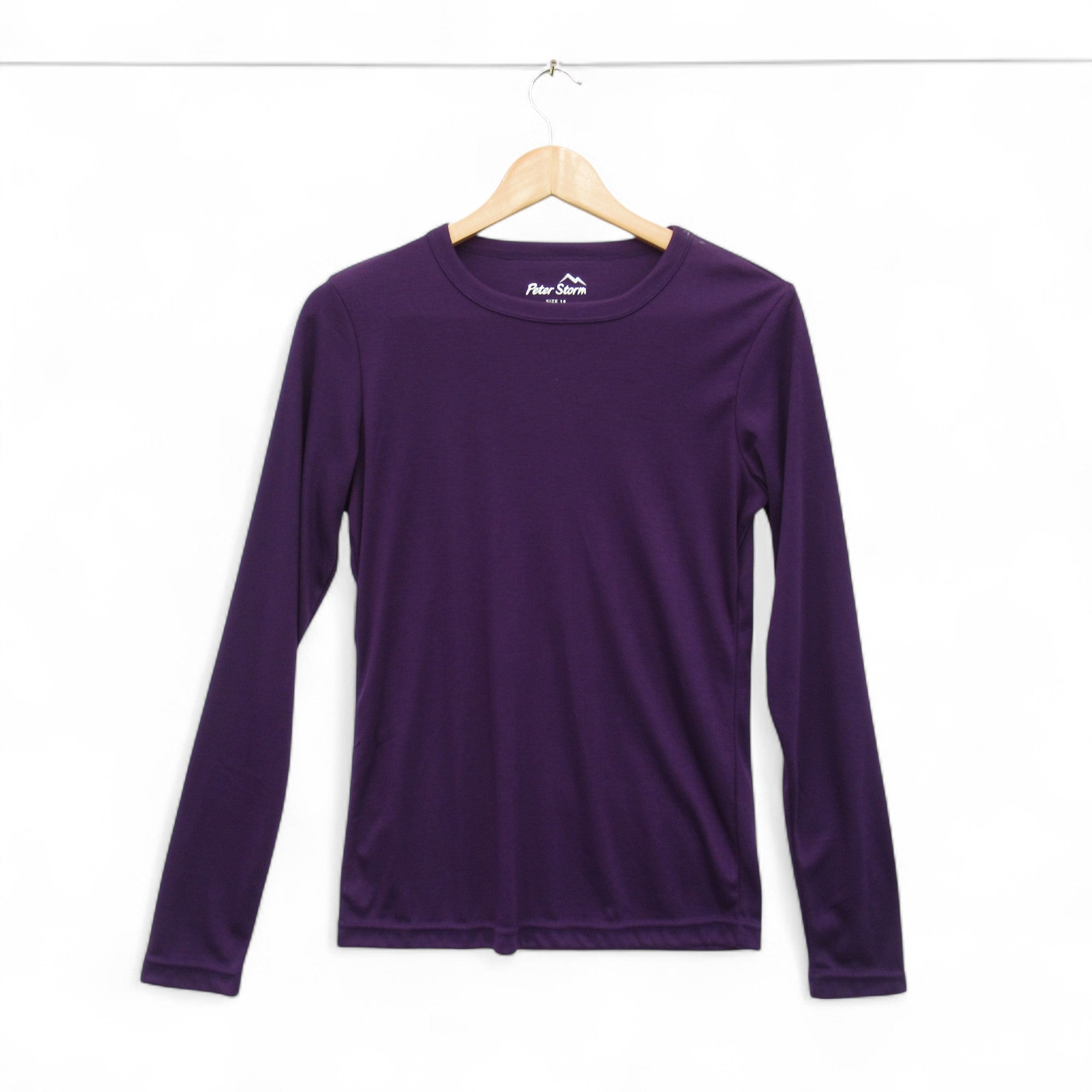 front image for Peter Storm T Shirt Top UK 14 Purple Womenswear | Pre-loved