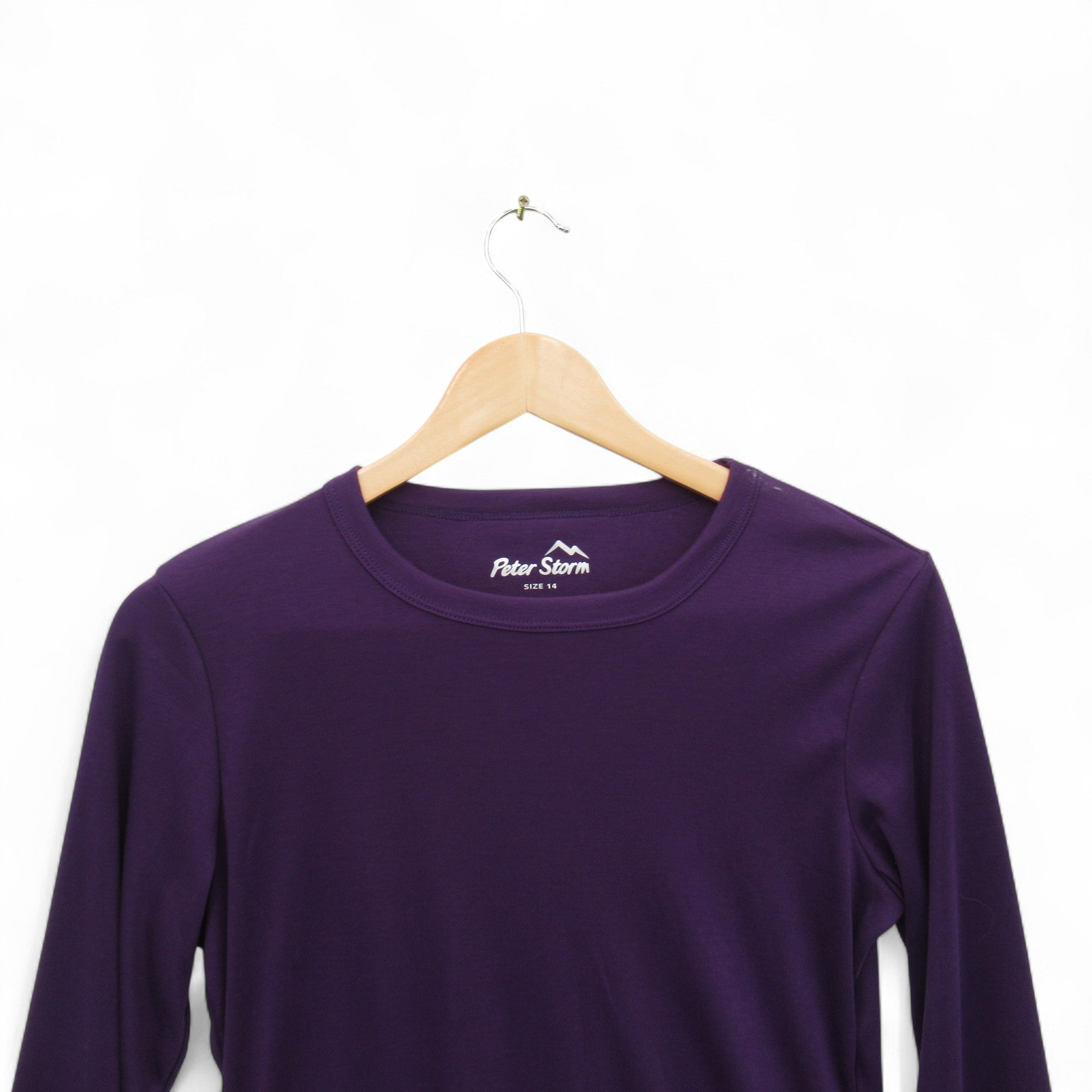 front image for Peter Storm T Shirt Top UK 14 Purple Womenswear | Pre-loved