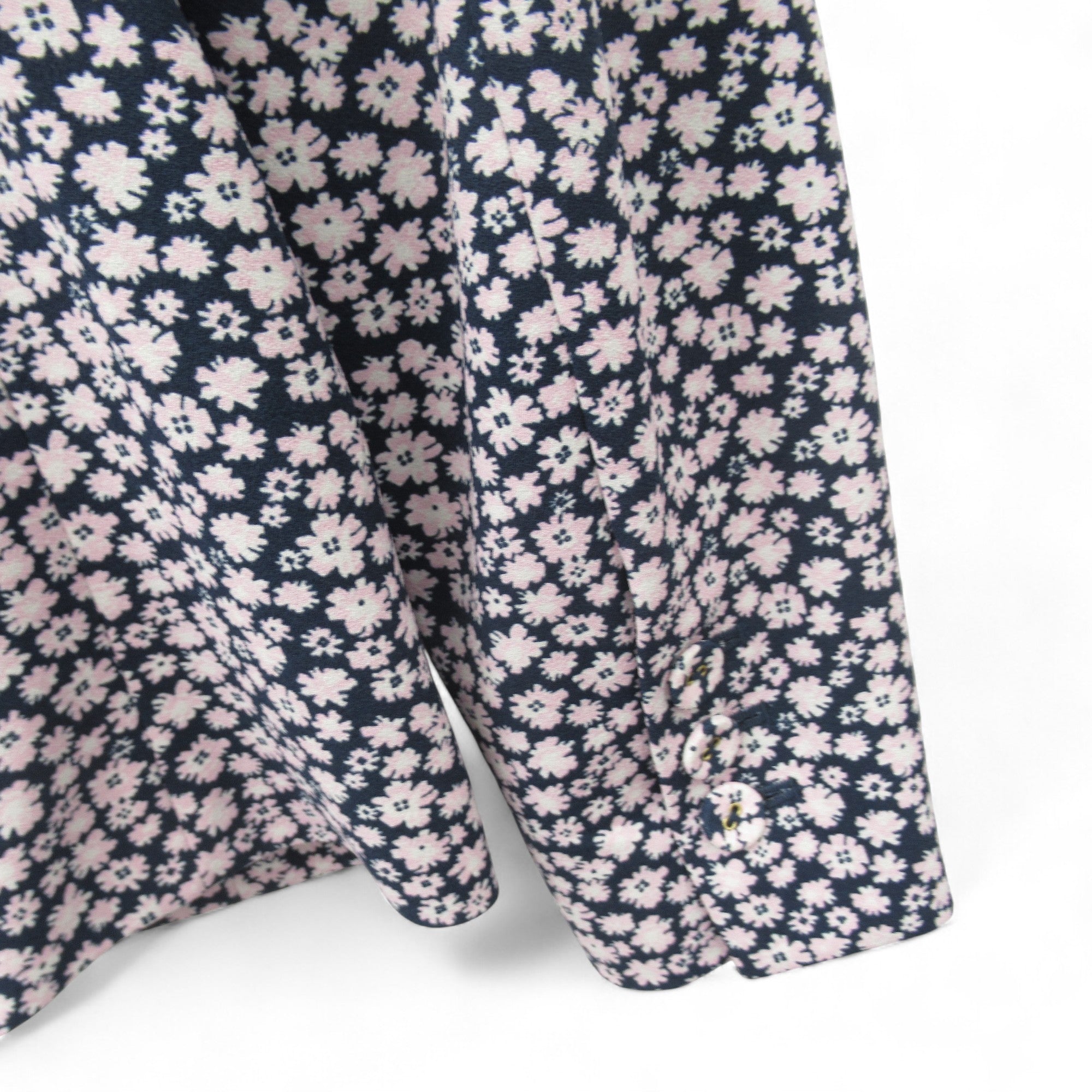 sleeve image for Juicy Couture Floral Blazer Jacket UK 10 Multicoloured Womenswear | Pre-loved